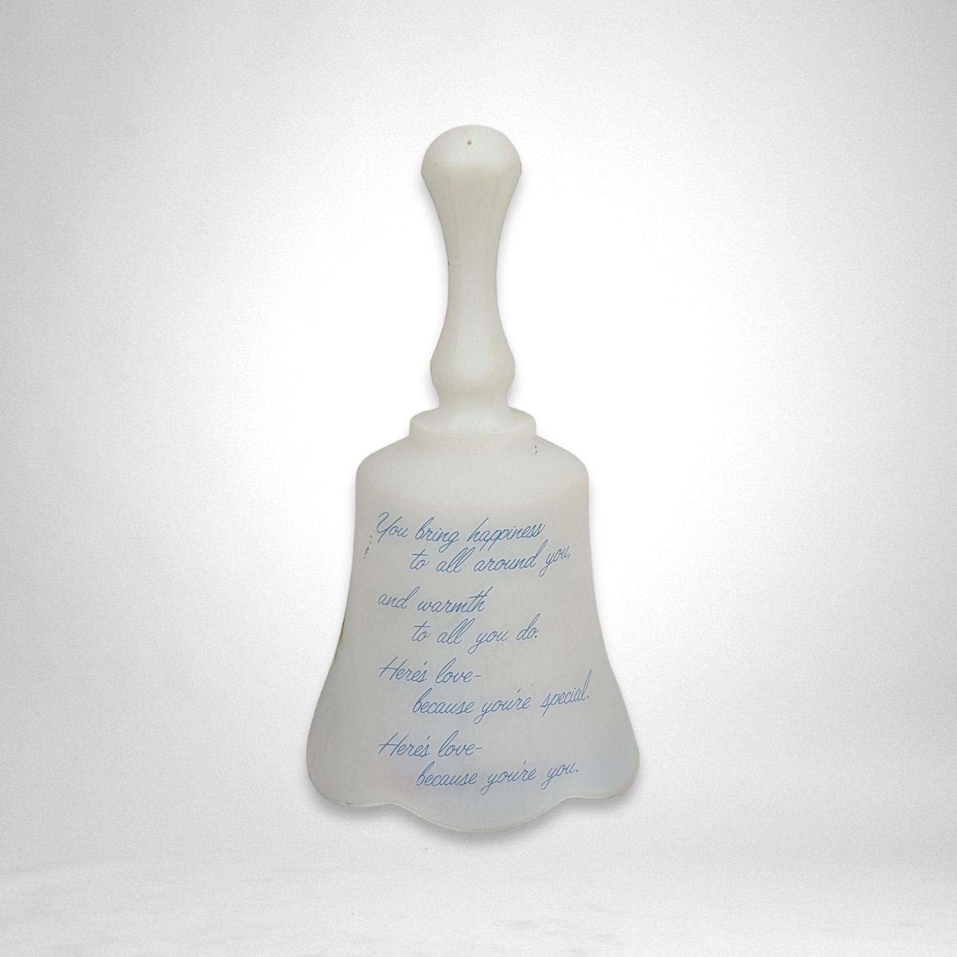 Vintage Fenton Hand Painted Musical Bell, Signed by J. Cutshaw – Collectible Melodic Artistry