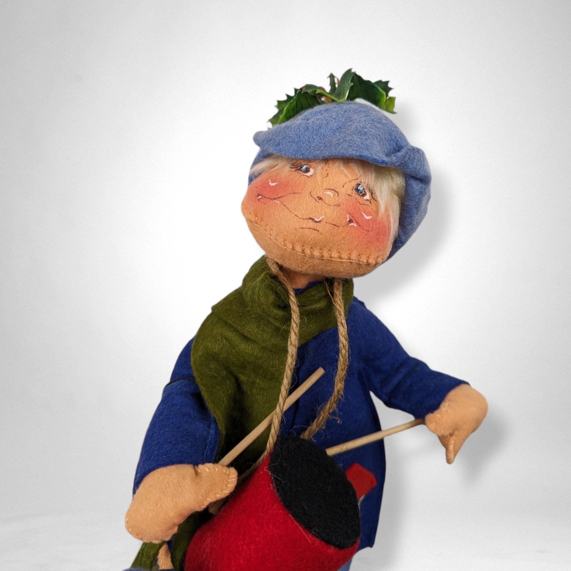 Vintage 1991 Annalee Little Drummer Boy Doll - Collectible Christmas Figurine