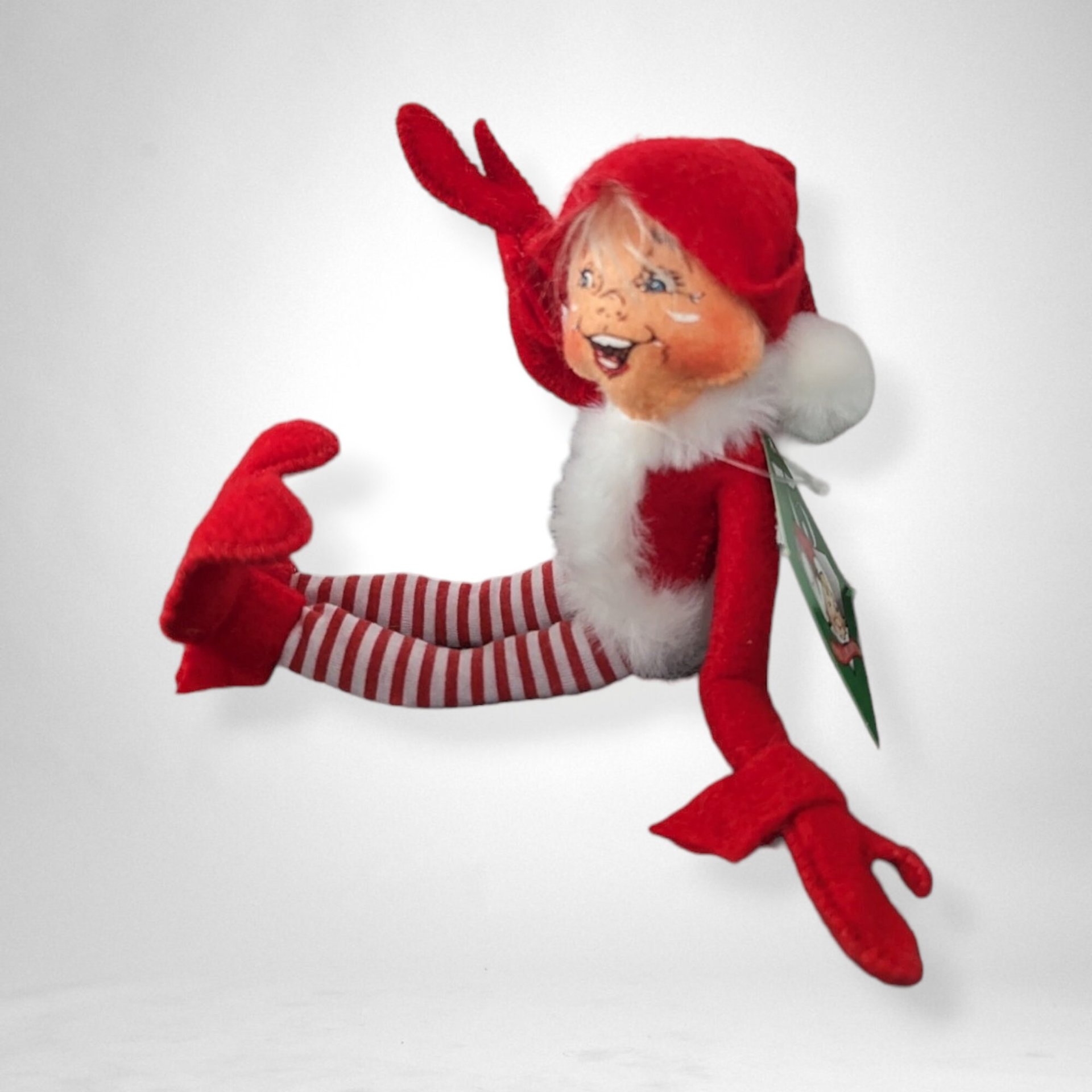 Vintage Annalee Christmas Elf Doll - Festive Holiday Collectible