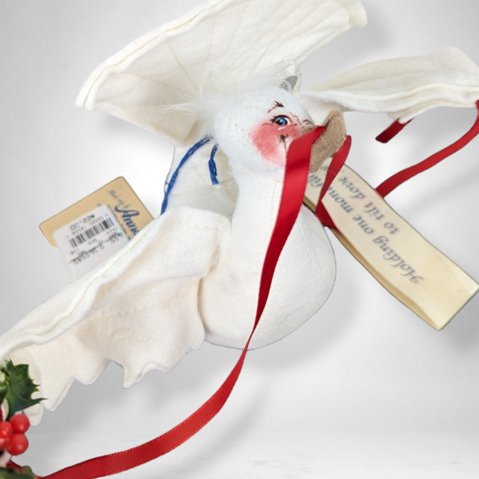 Vintage Annalee Christmas Dove Mobile - Whimsical Holiday Decor