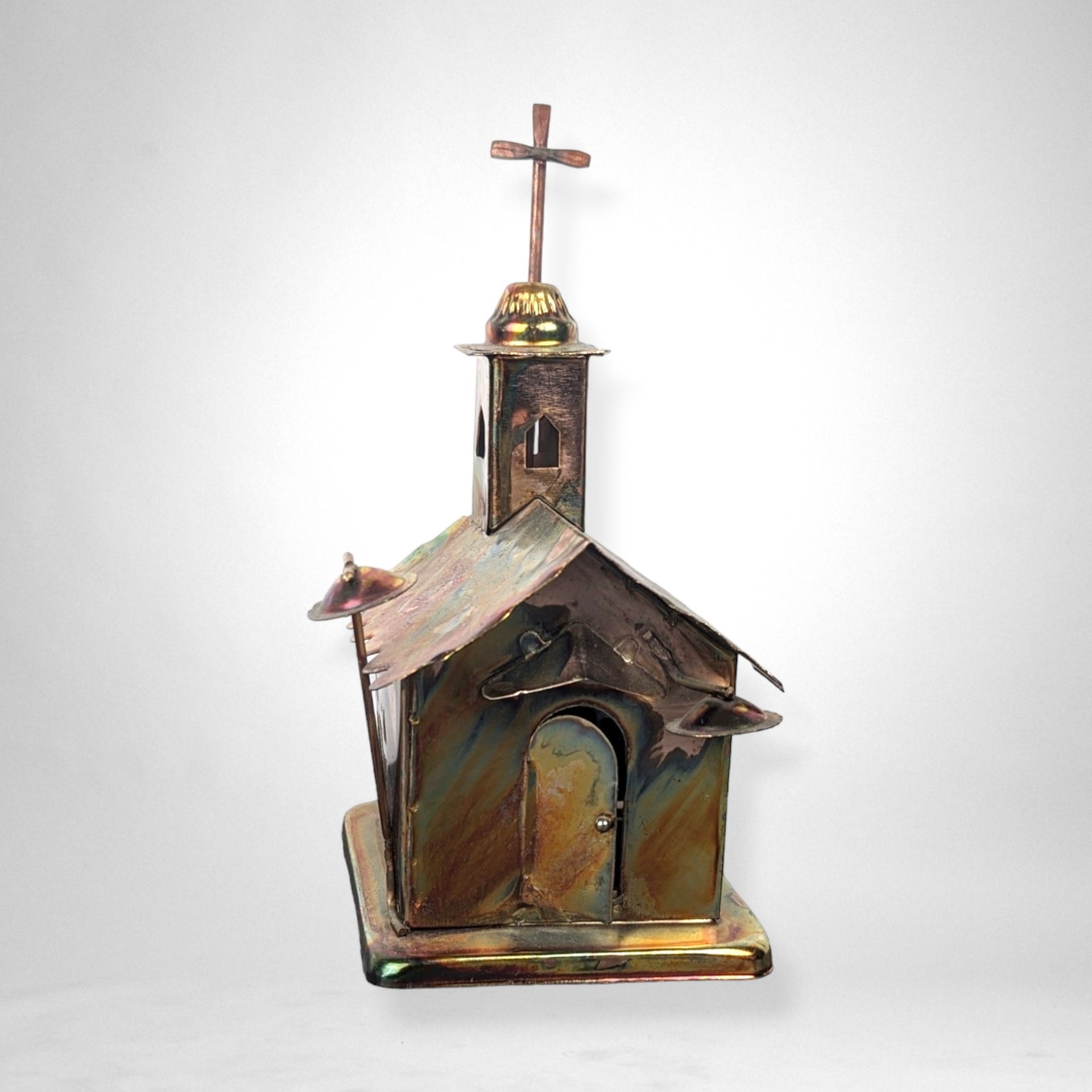 Vintage Berkeley Designs Metal Church Music Box – Melodic Nostalgia