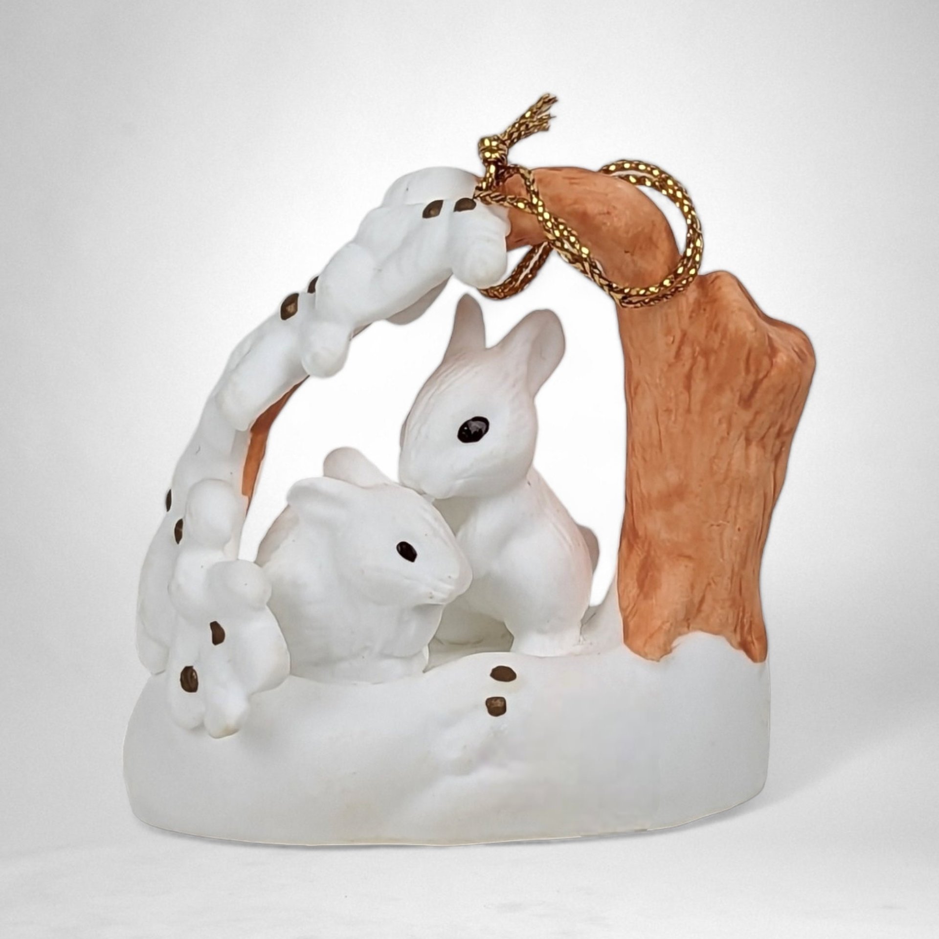 1988 Hallmark 'Christmas is Sharing' Ceramic Ornament