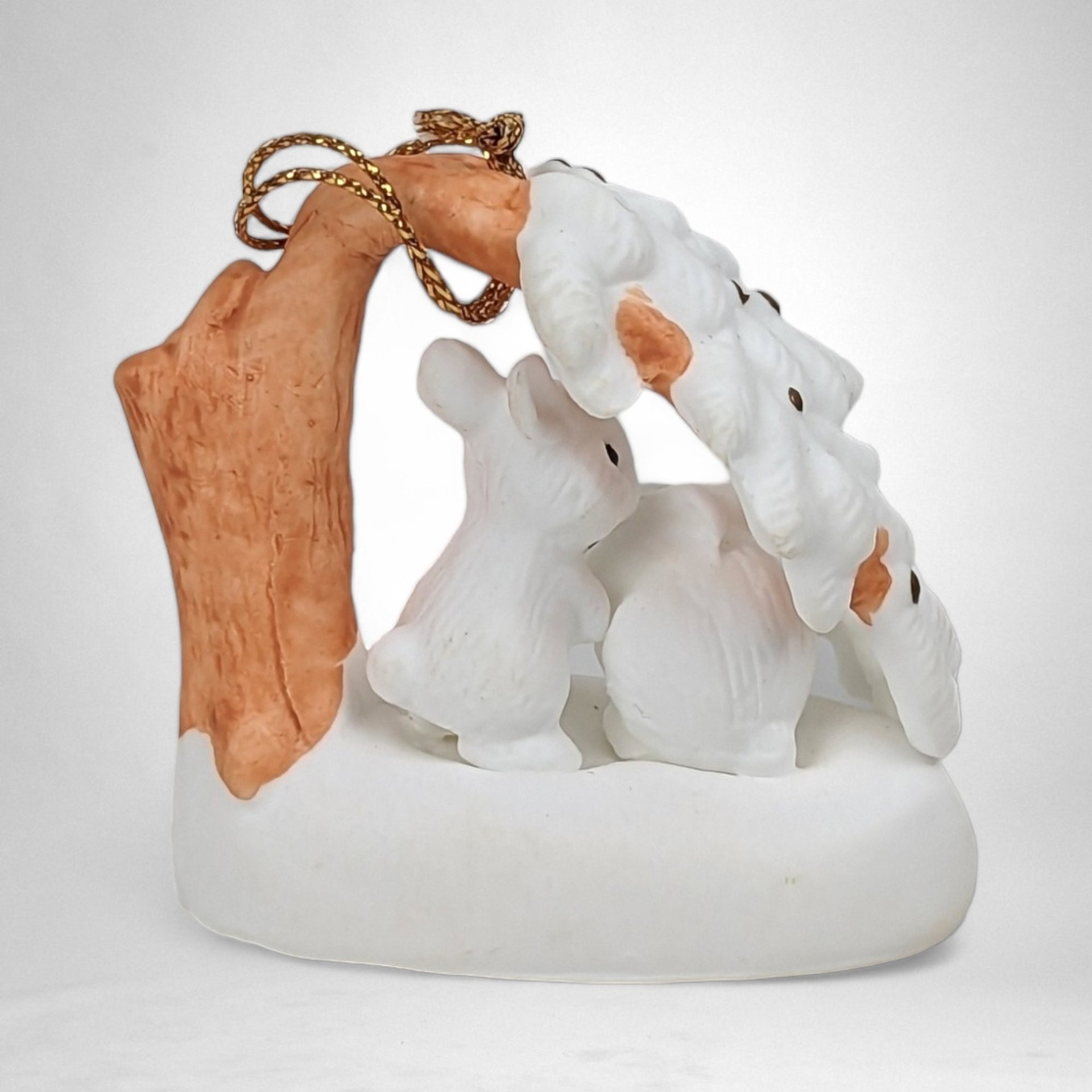 1988 Hallmark 'Christmas is Sharing' Ceramic Ornament