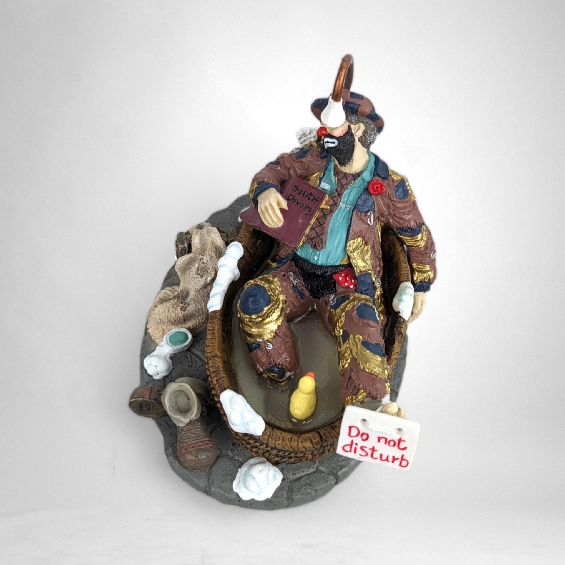 1997 Emmett Kelly Saturday Night Weary Willie Clown Figurine: Collectible Circus Art