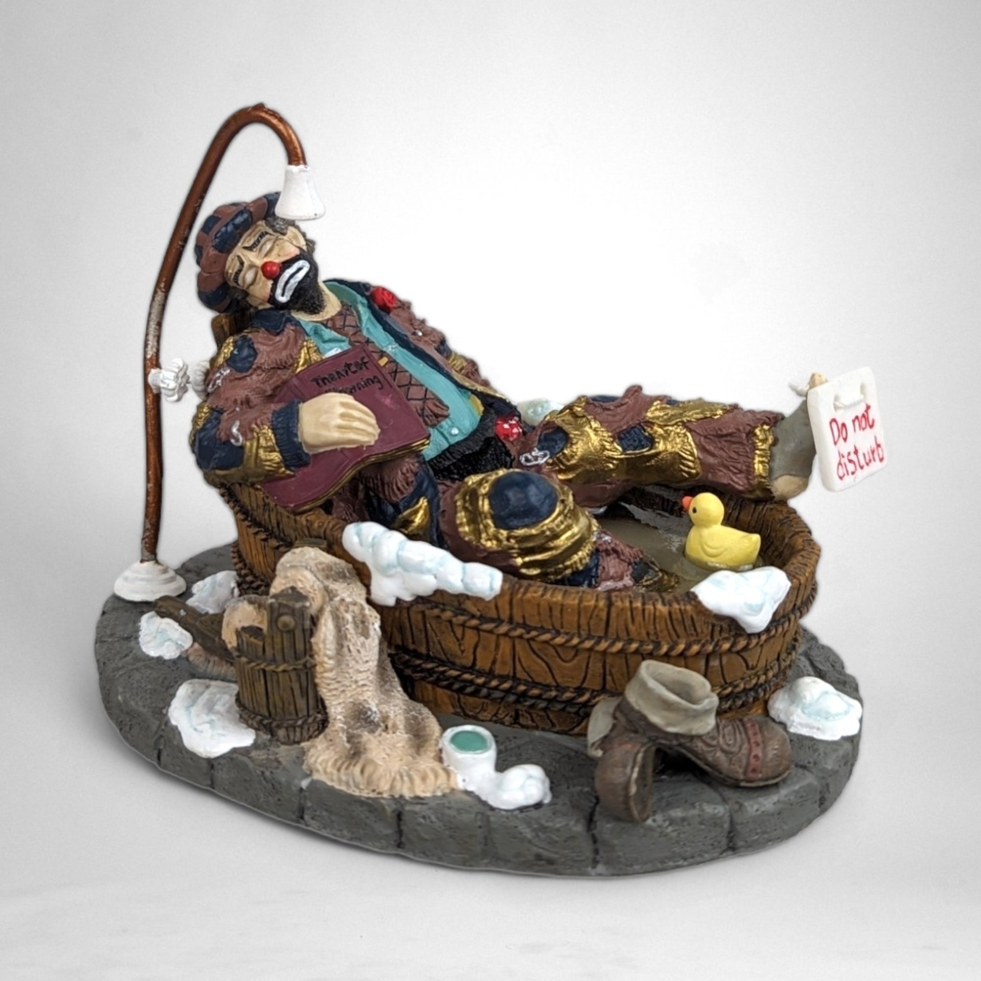 1997 Emmett Kelly Saturday Night Weary Willie Clown Figurine: Collectible Circus Art