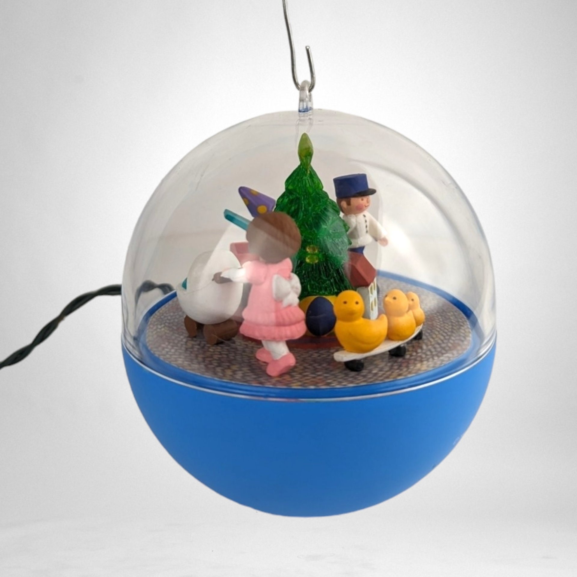Vintage 1988 Hallmark Parade of Toys Light and Motion Ornament - Nostalgic Holiday Collectible
