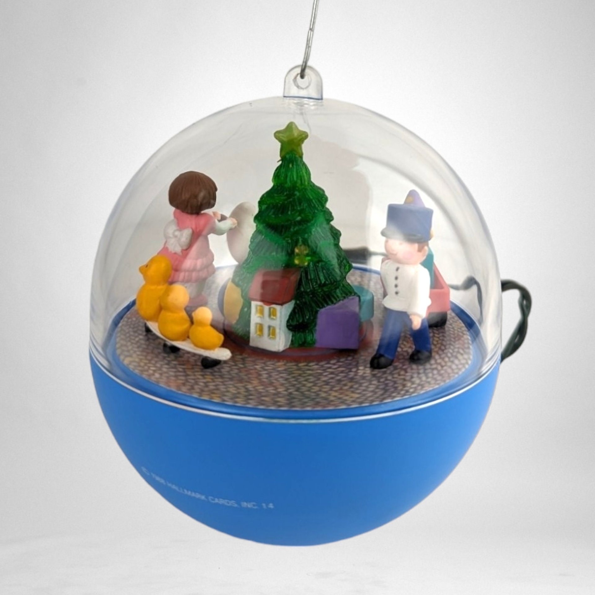 Vintage 1988 Hallmark Parade of Toys Light and Motion Ornament - Nostalgic Holiday Collectible