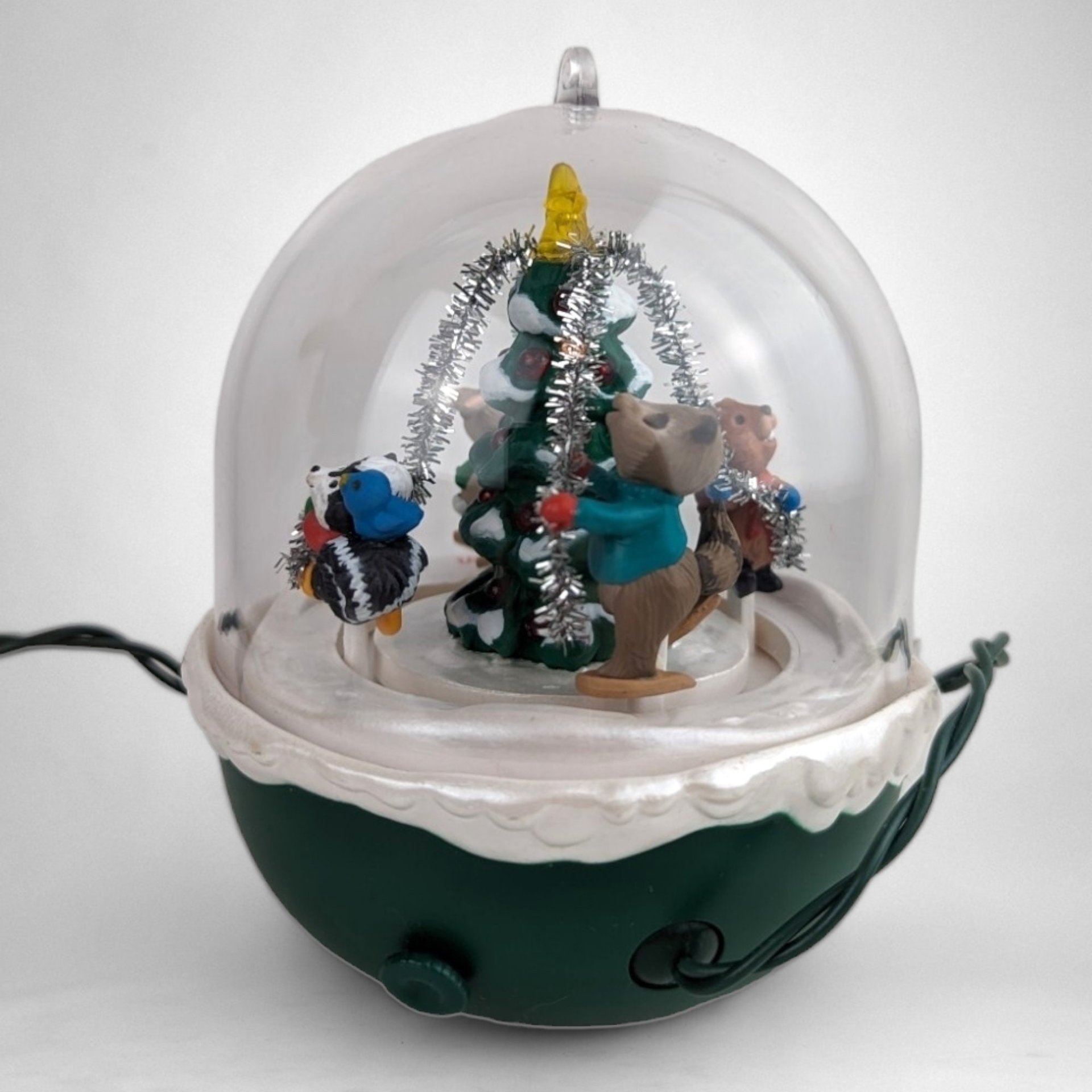 1993 Hallmark Forest Frolics Light and Motion Ornament - Enchanted Woodland Delight