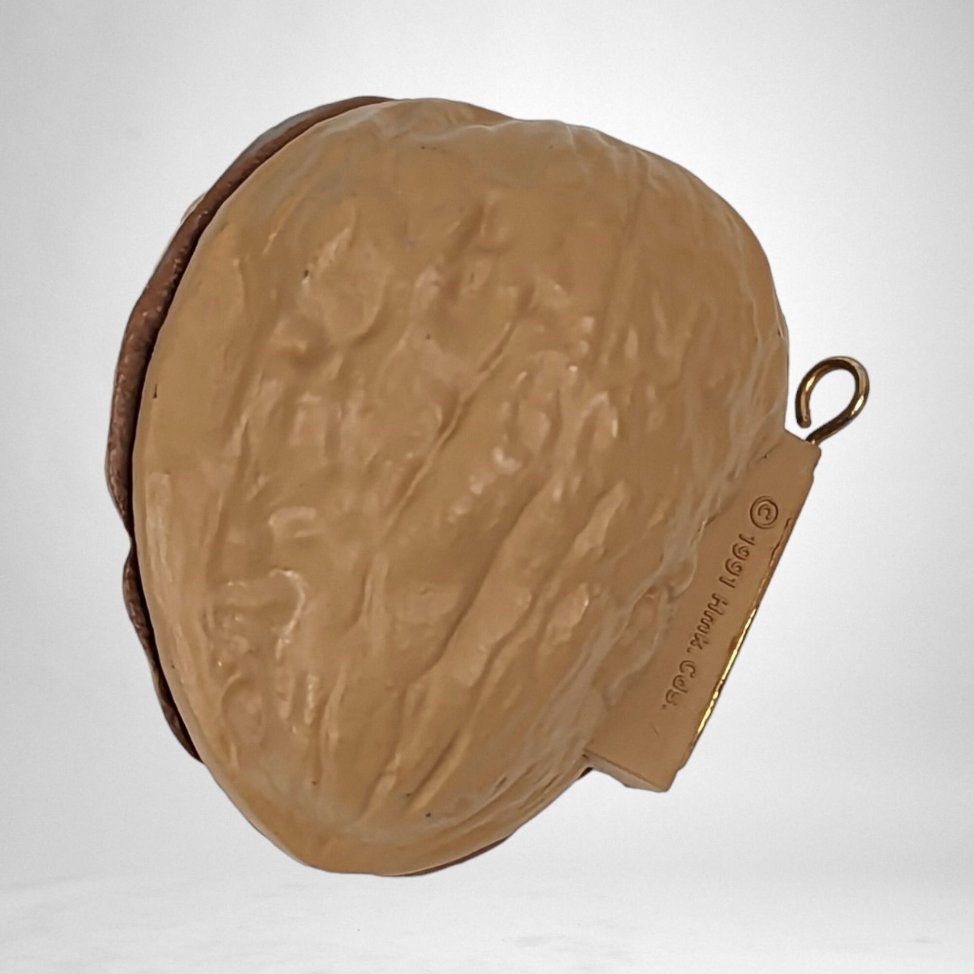 1991 Hallmark Nutshell Nativity Ornament - Miniature Christmas Story