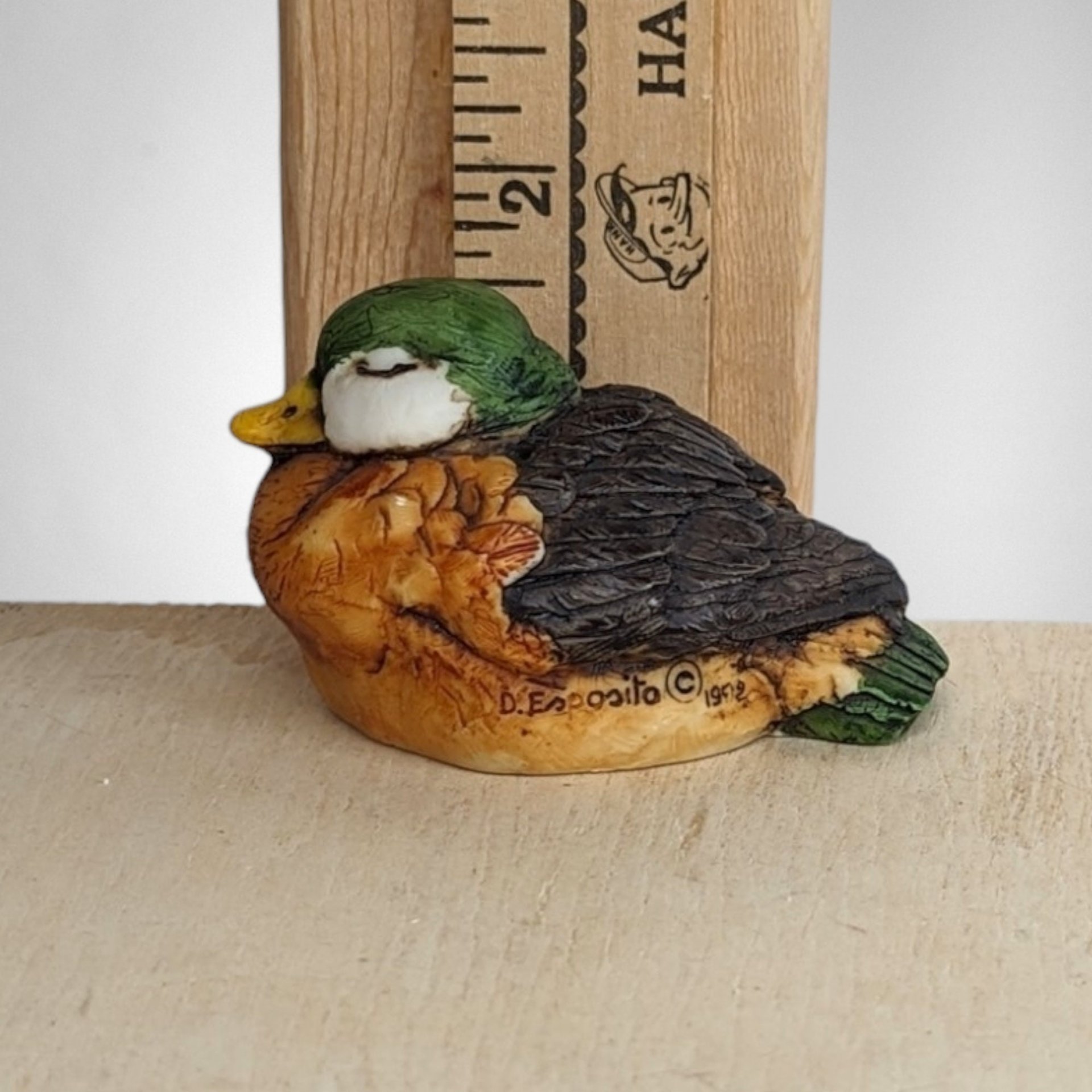 Vintage Duck Figurine - Exquisite Italian Craftsmanship