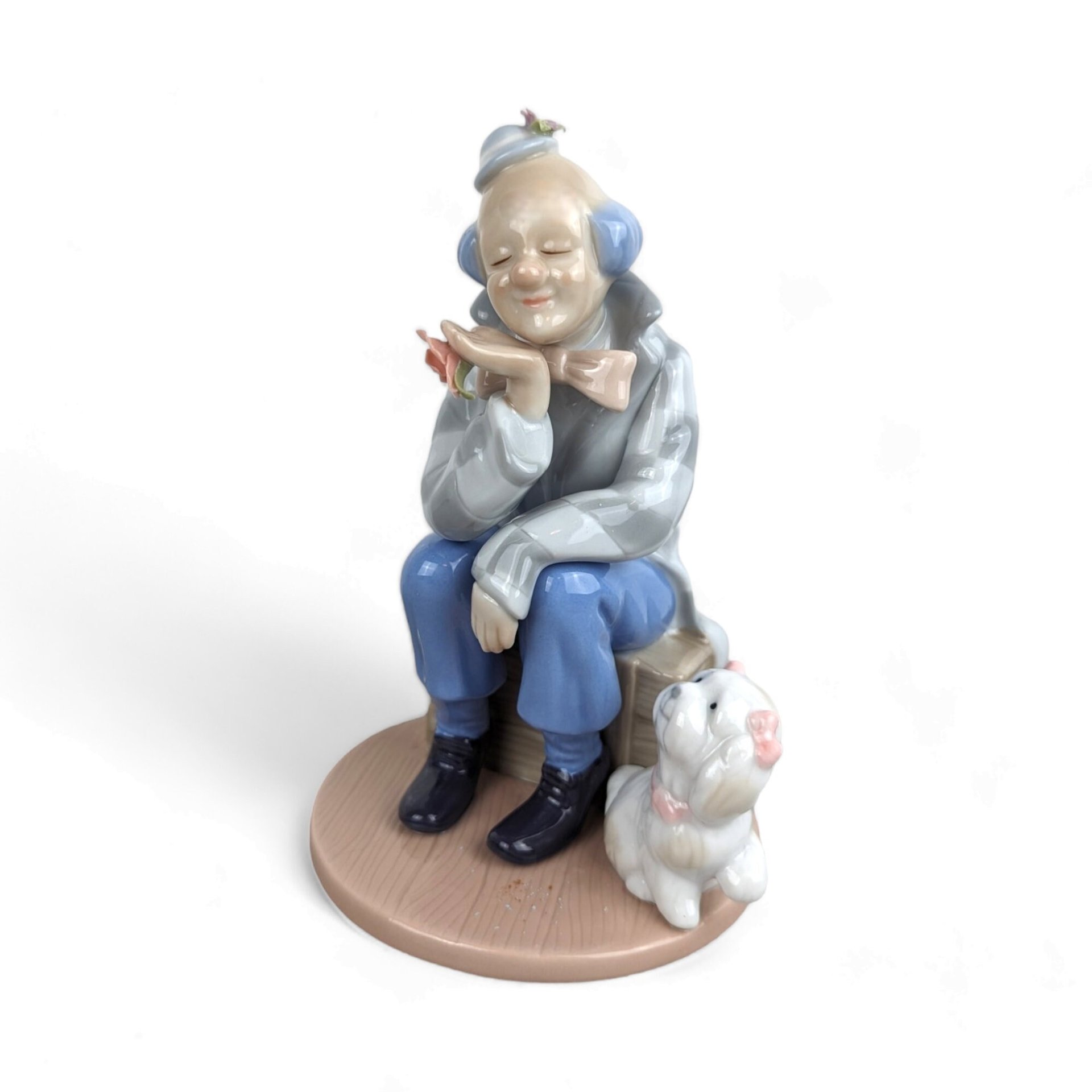 2002 Design Daydreaming Clown Porcelain Figurine: Collectible Whimsy