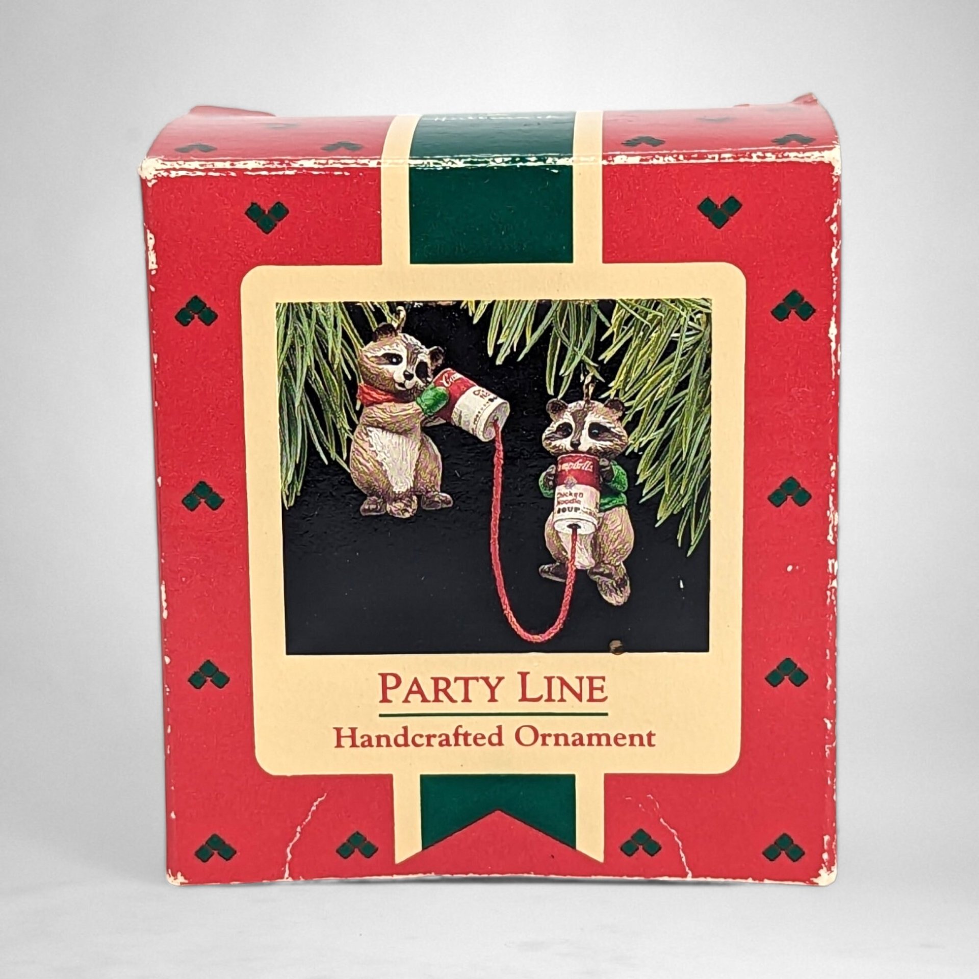 1988 Hallmark Campbell's Party Line Handcrafted Ornament - Retro Holiday Charm