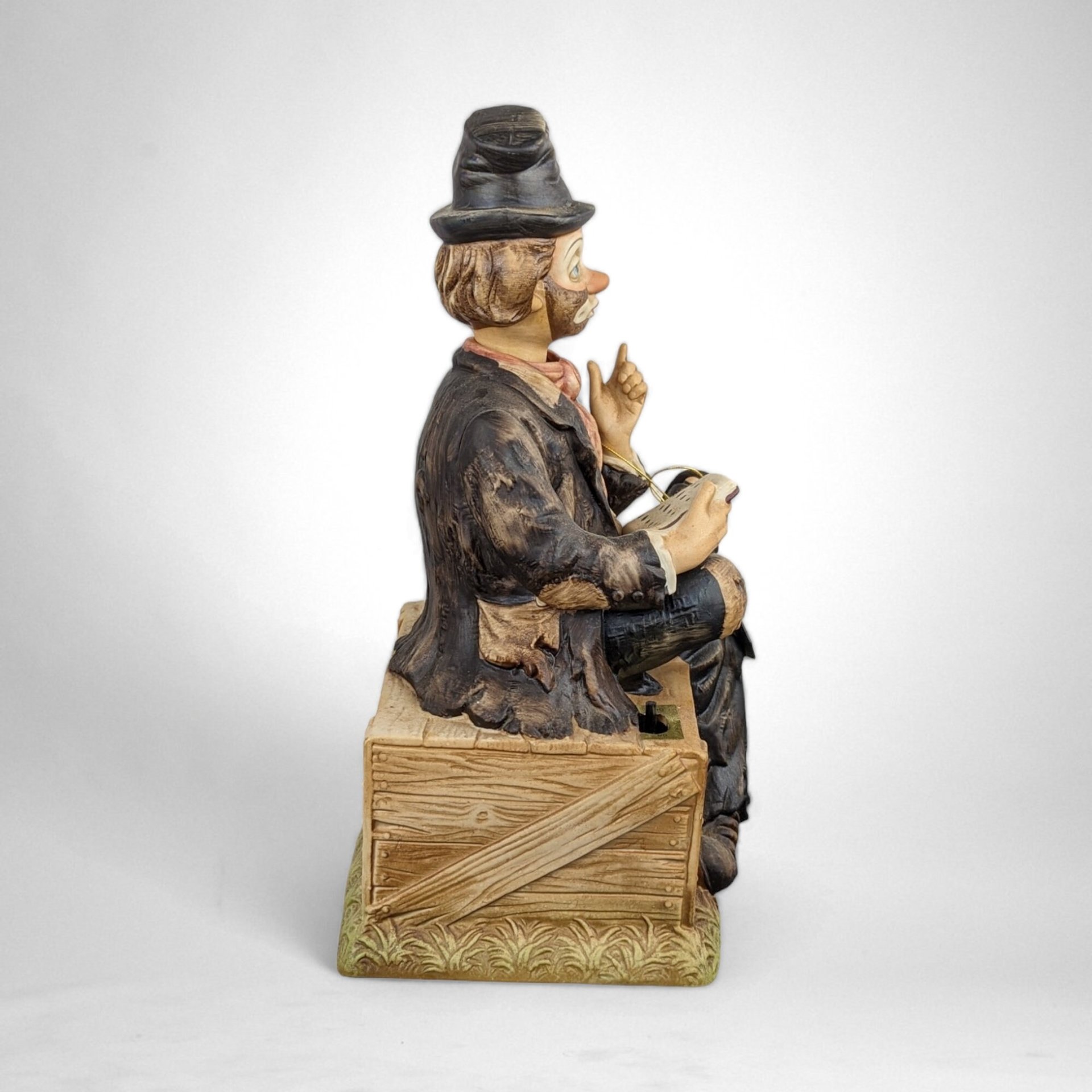 Melody in Motion Willie the Whistler Non-Working Music Box: A Whimsical Collectible Display Piece