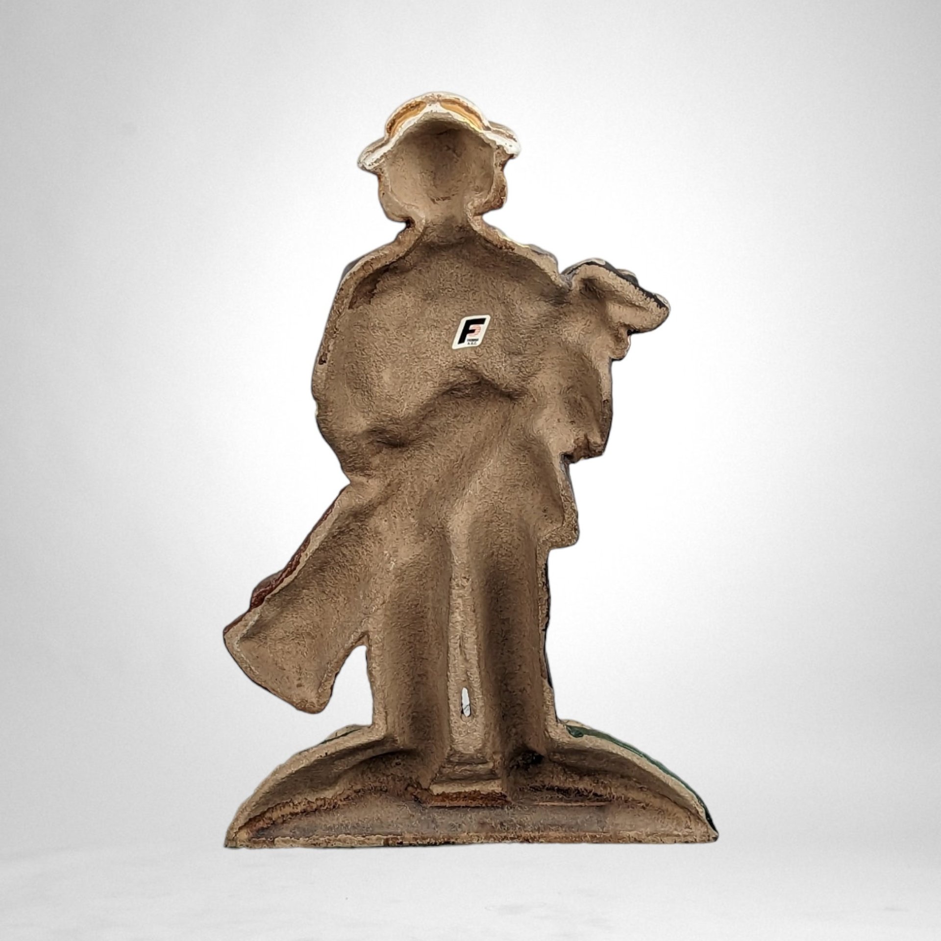 Emmett Kelly Jr. Golf Clown Heavy Metal Door Stop: Vintage Circus-inspired Decor Piece