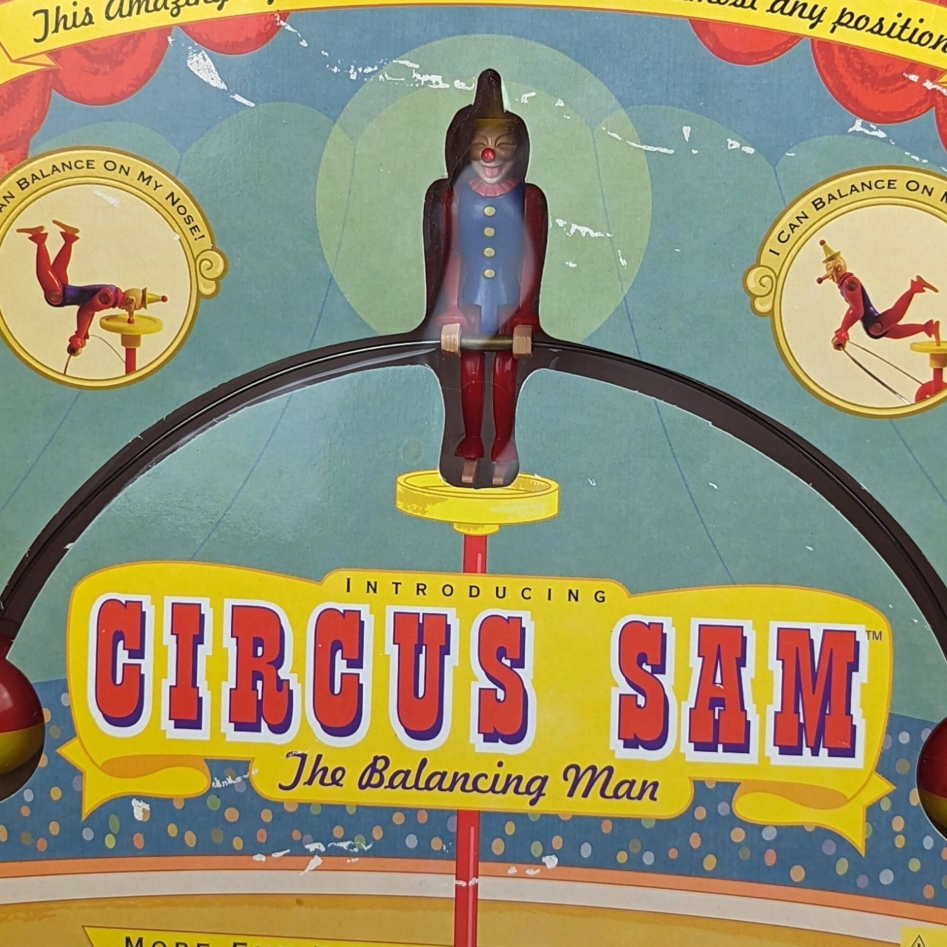 Vintage Schylling Circus Balance Man Toy: Nostalgic Circus Fun