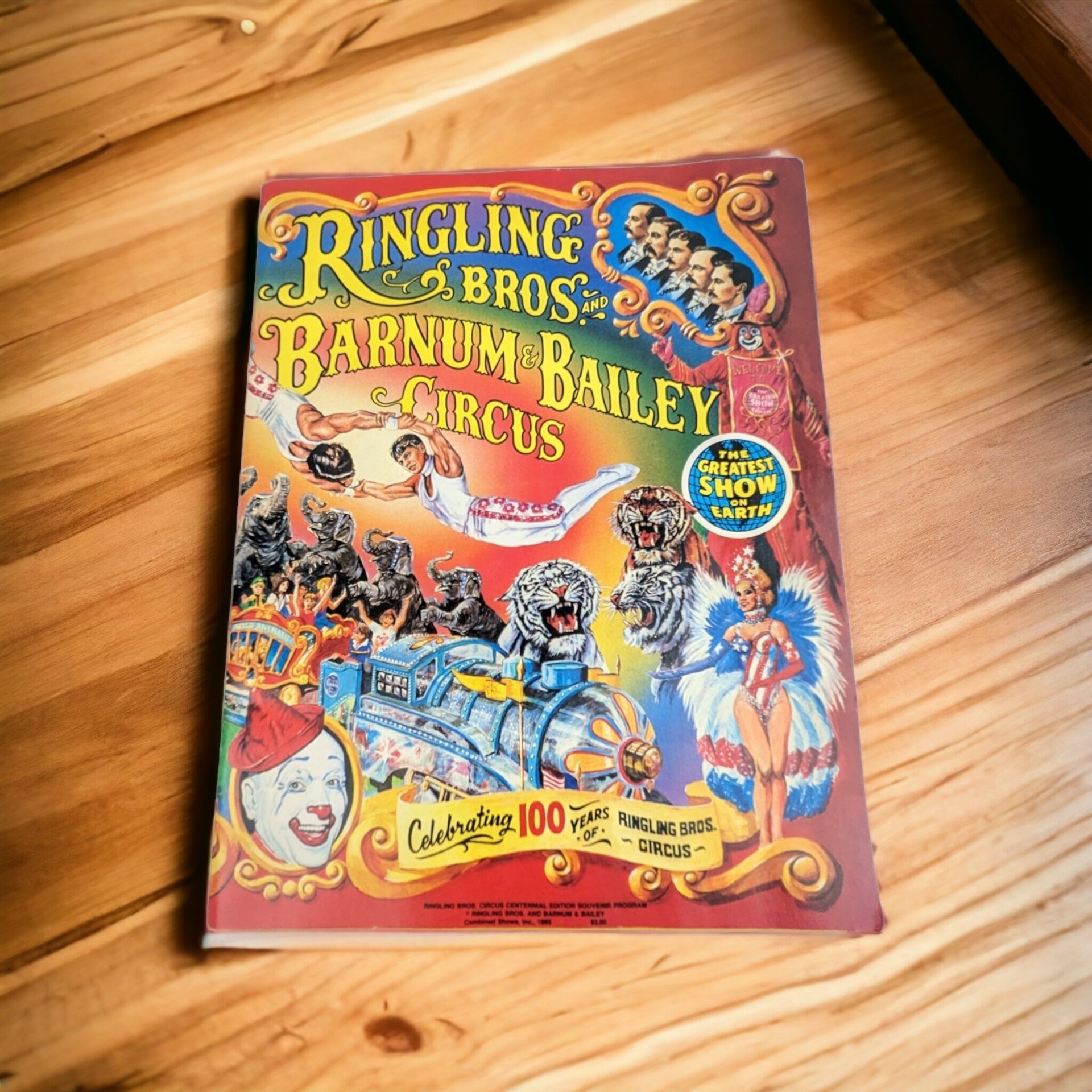 Ringling Bros. Circus Program | 1985 | 100 Years | Vintage | Barnum & Bailey | Collectible