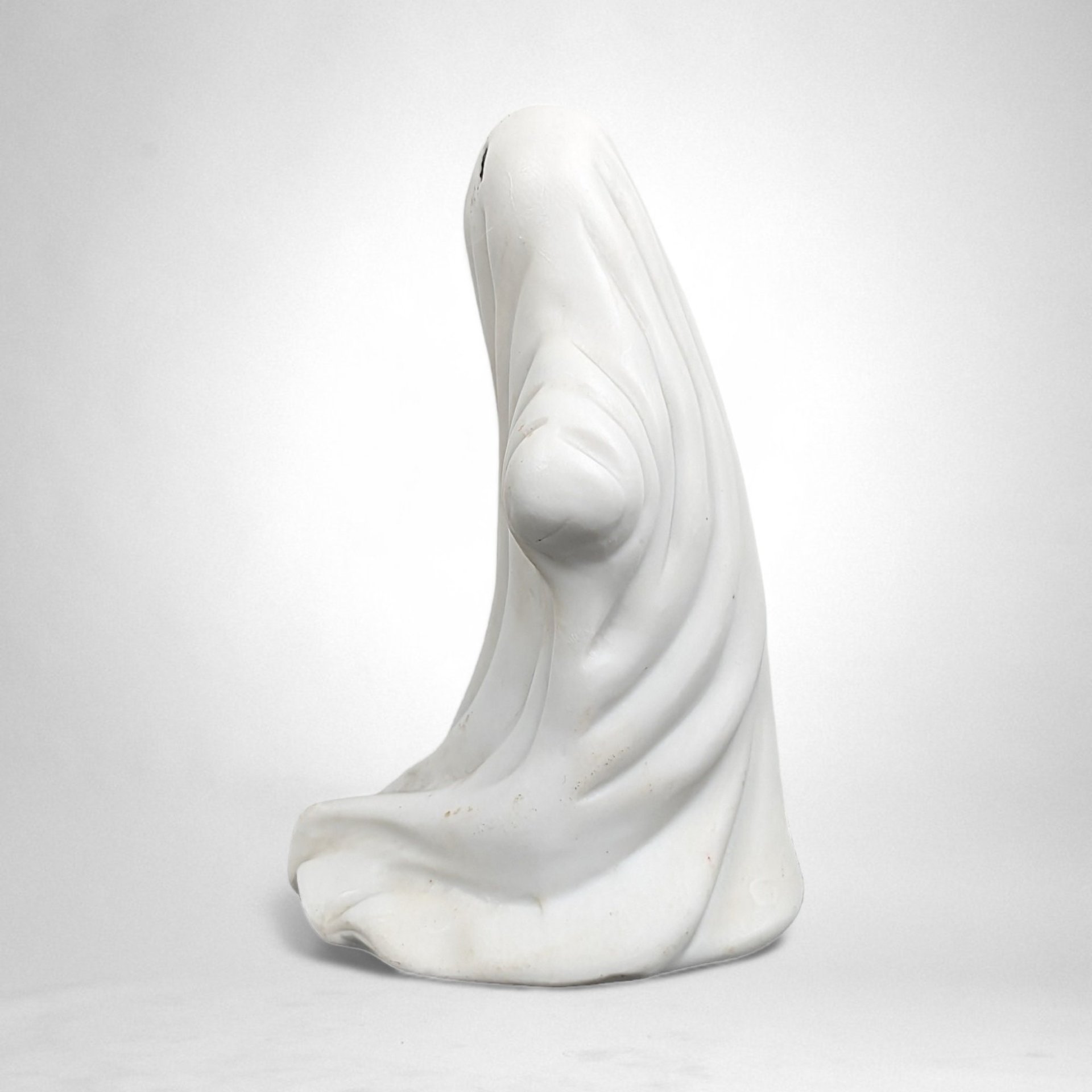 Vintage PR Ceramic Halloween Ghost Figurine: Spooky Elegance for Your Decor