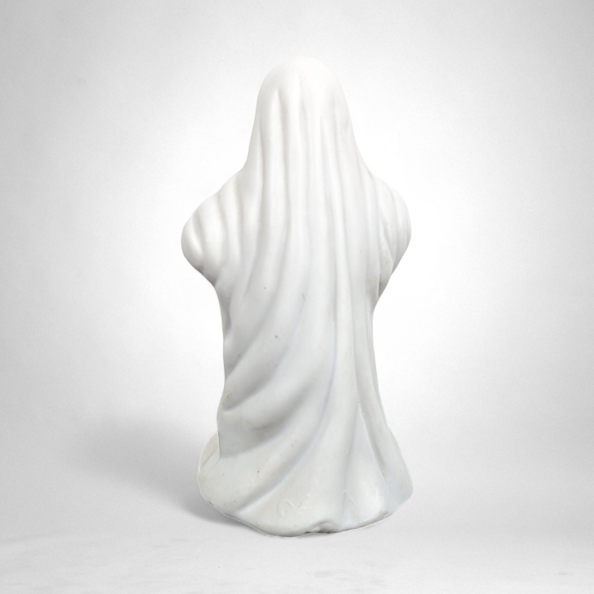 Vintage PR Ceramic Halloween Ghost Figurine: Spooky Elegance for Your Decor