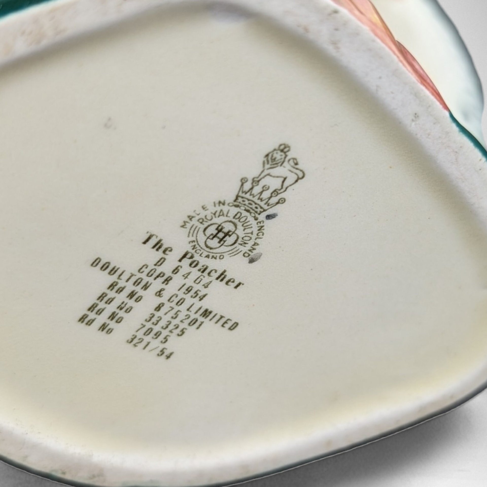 Vintage Royal Doulton 'The Poacher' Character Toby 4" Mug