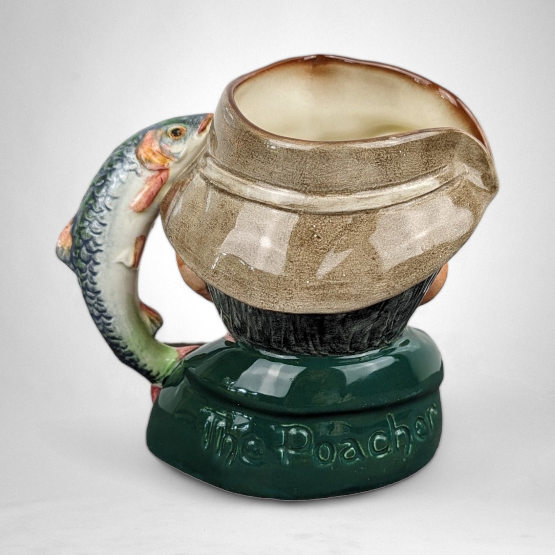 Vintage Royal Doulton 'The Poacher' Character Toby 4" Mug