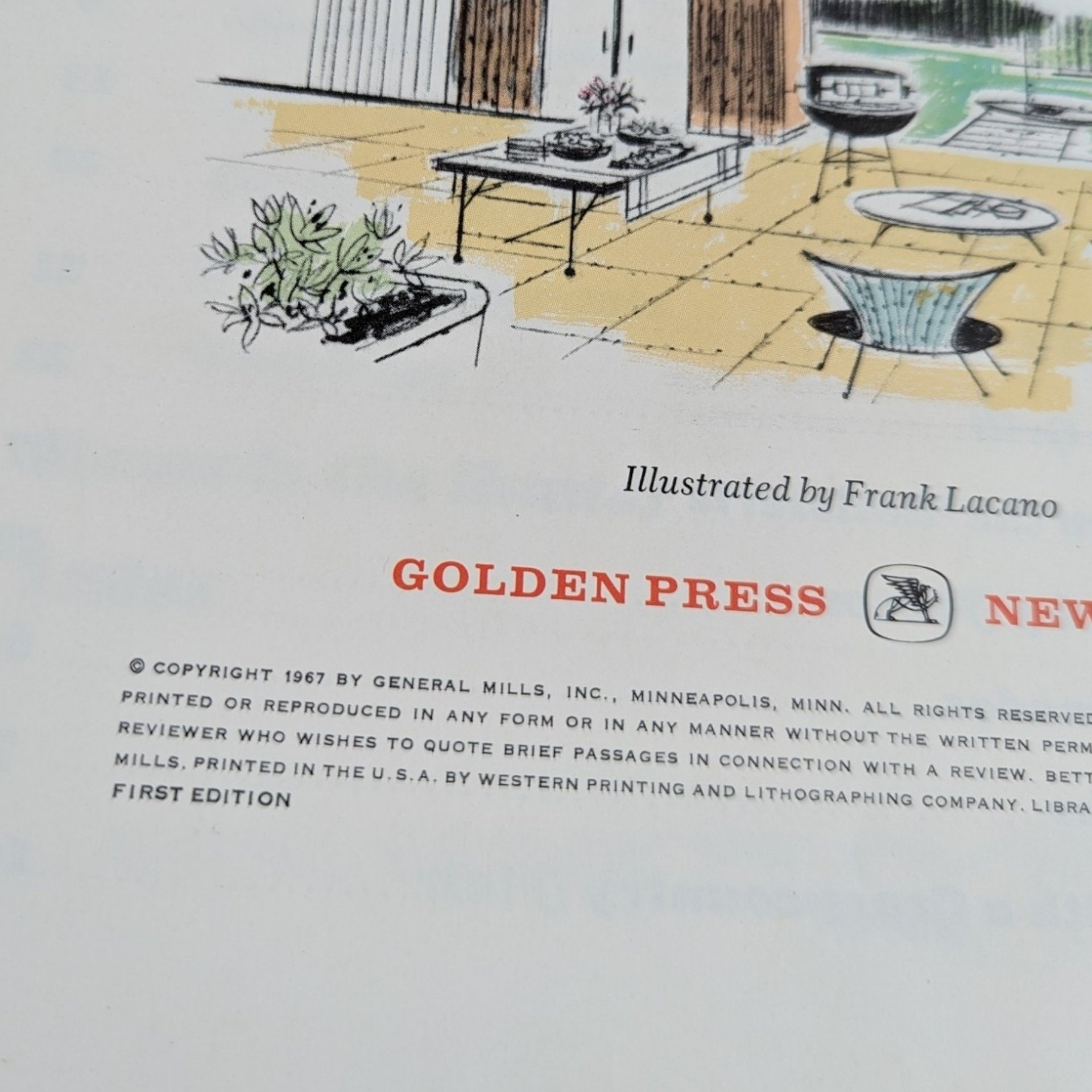 1967 Betty Crocker's New Outdoor Cookbook Barbeques