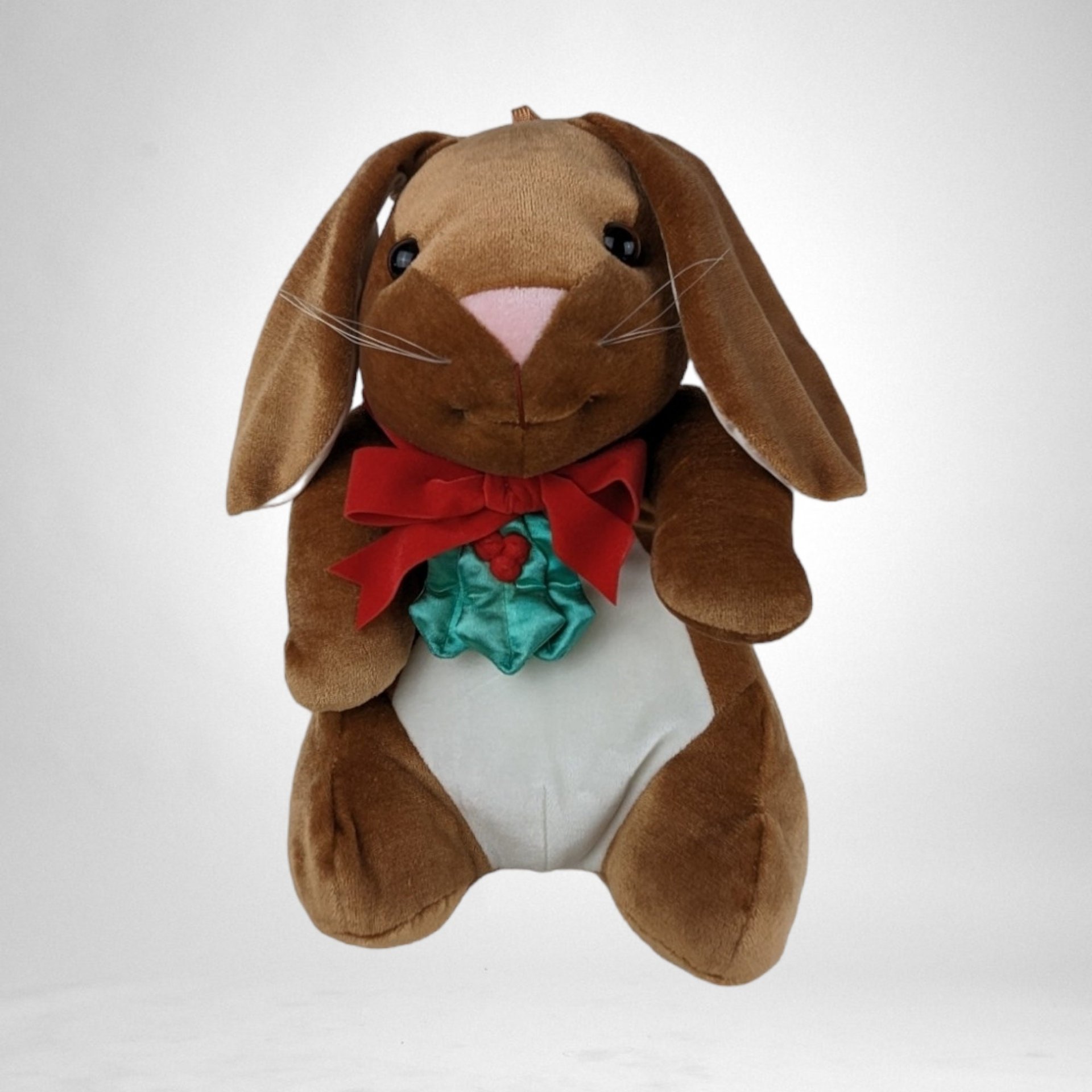 Vintage Bunny Ears Velveteen Rabbit Plush: Timeless Cuddly Charm