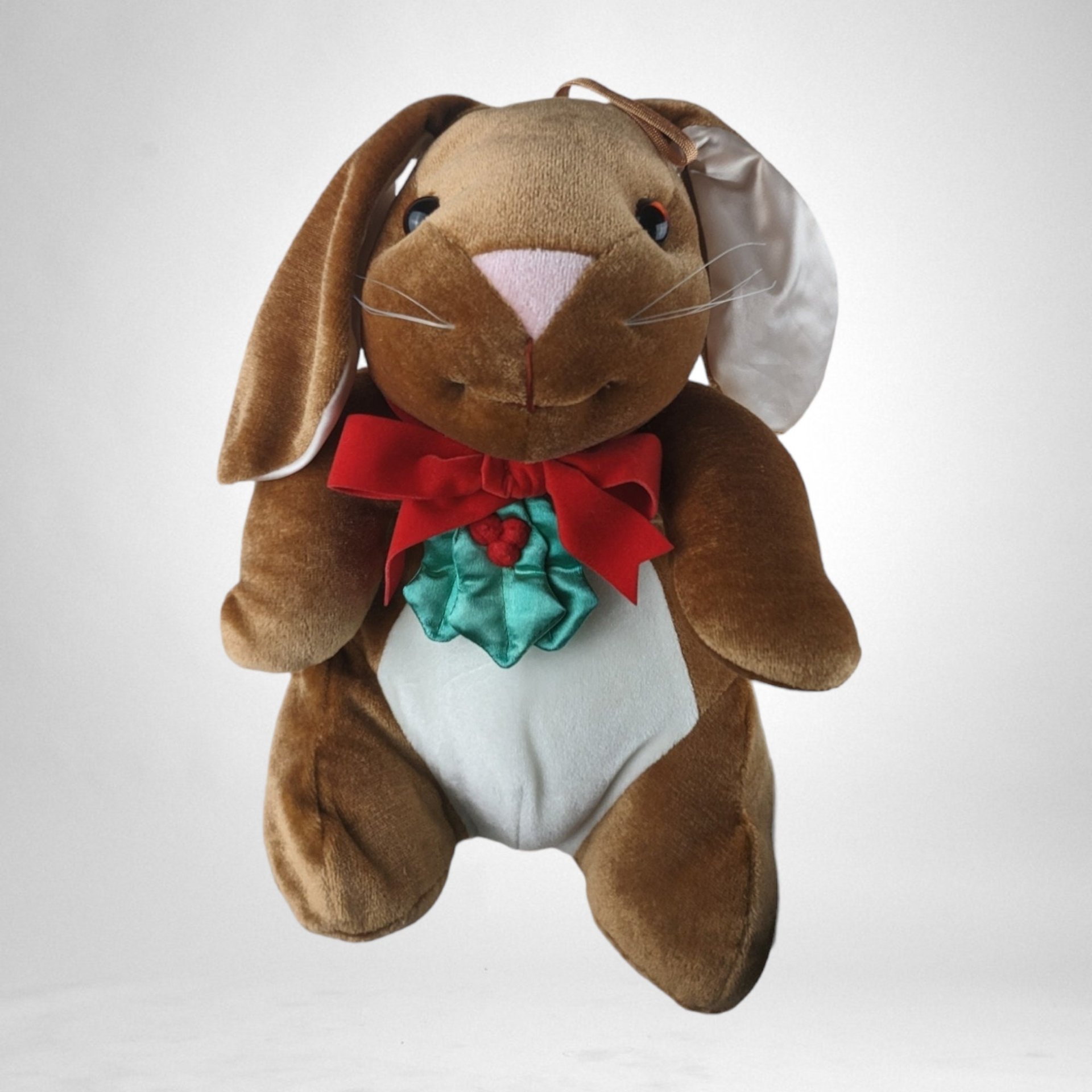 Vintage Bunny Ears Velveteen Rabbit Plush: Timeless Cuddly Charm