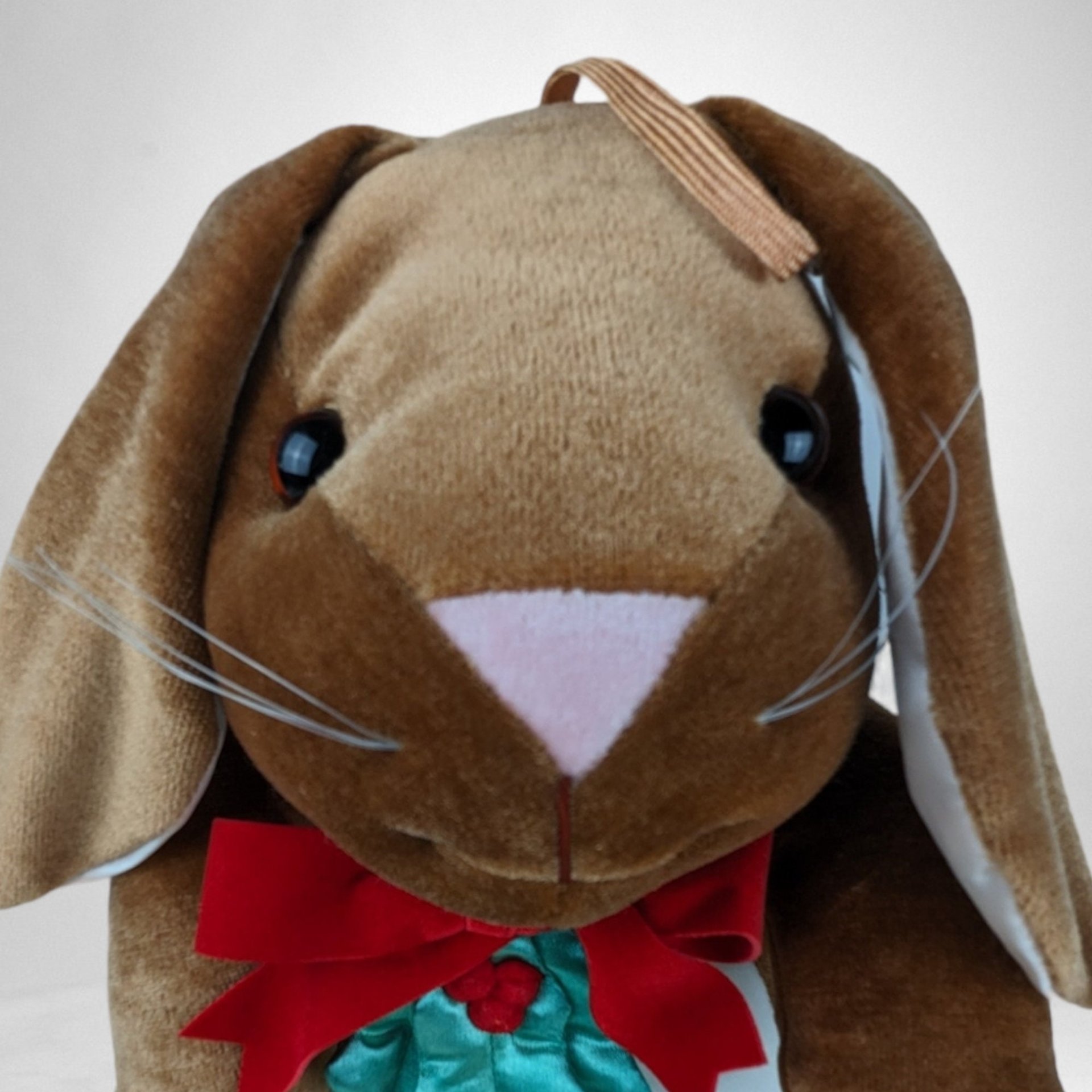 Vintage Bunny Ears Velveteen Rabbit Plush: Timeless Cuddly Charm