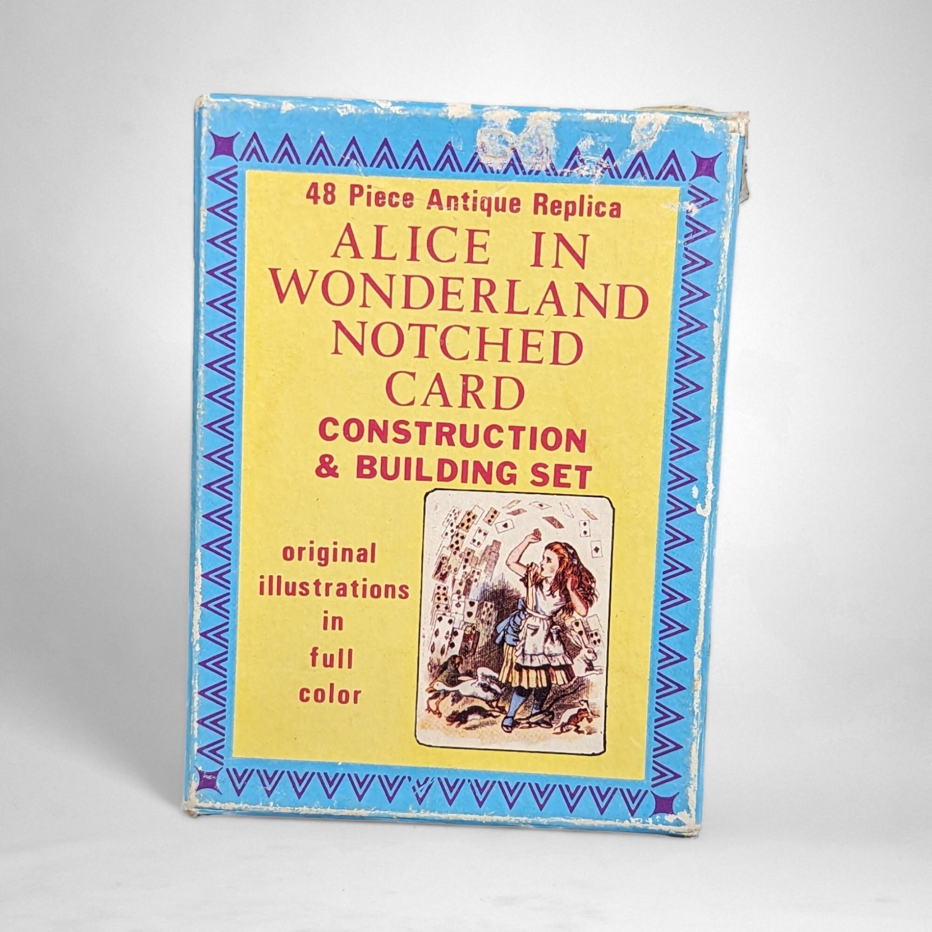 1980s Alice in Wonderland Notched Card Construction Set: Creative Wonderland Adventures