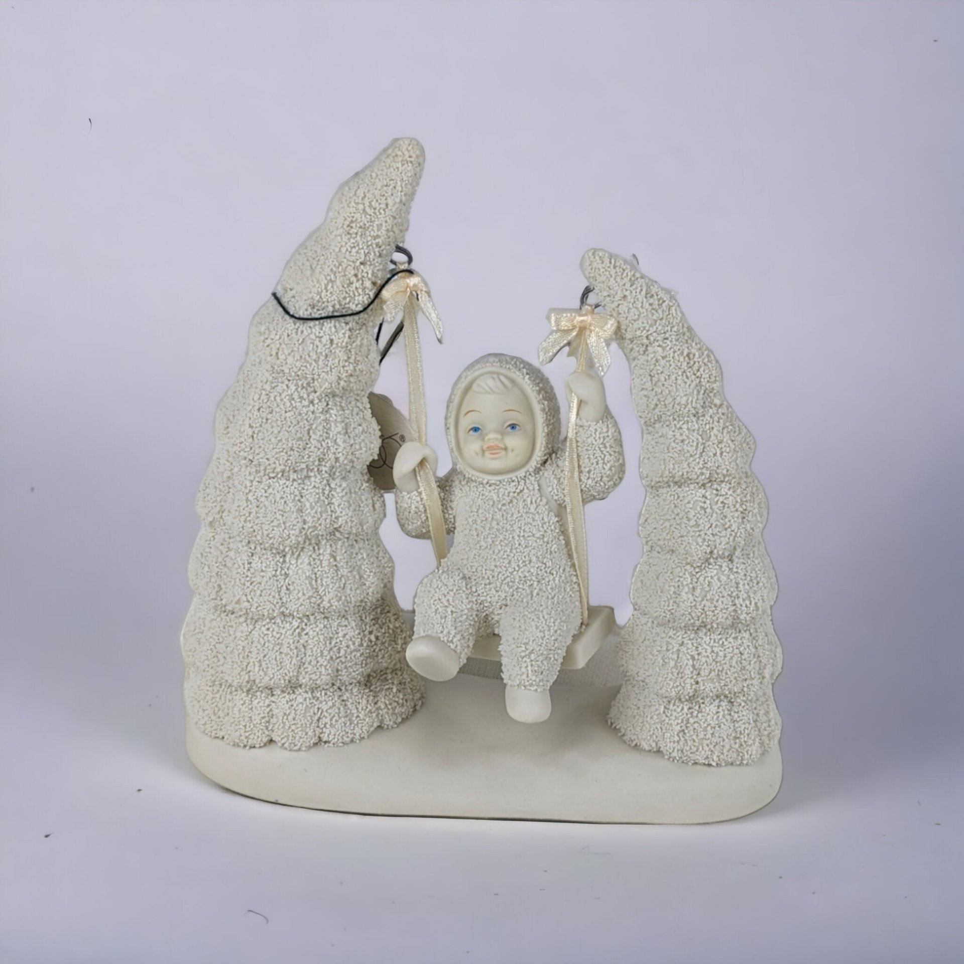 Vintage 1997 Dept. 56 Snowbabies "When the Bough Breaks" Figurine - Heartwarming Collectible Winter Decor