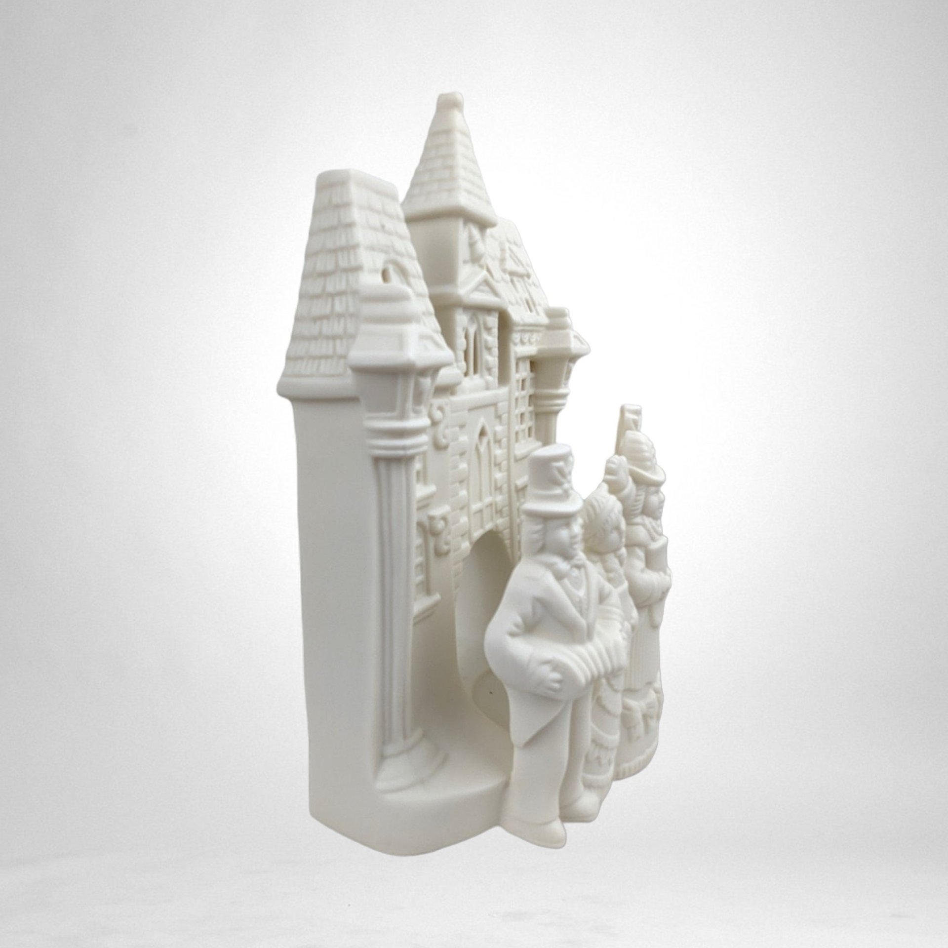 1990s Party Lite Carolers Ceramic Tealight Candle Holder