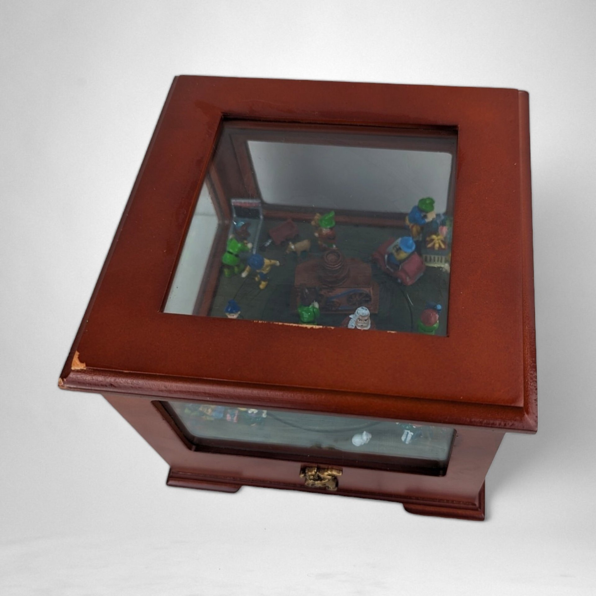 Vintage Mr. Christmas Animated Music Box - Nostalgic Holiday Melodies