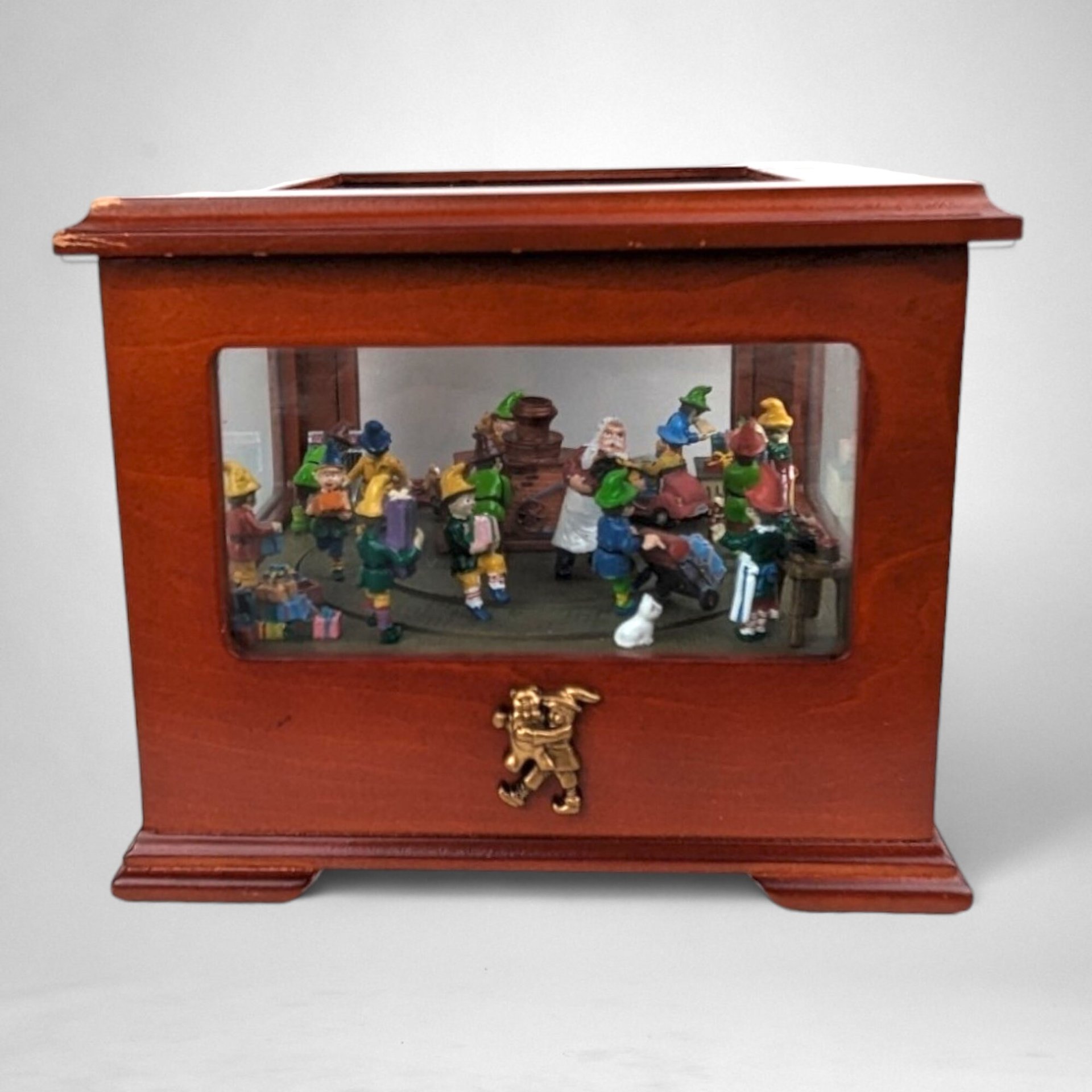 Vintage Mr. Christmas Animated Music Box - Nostalgic Holiday Melodies