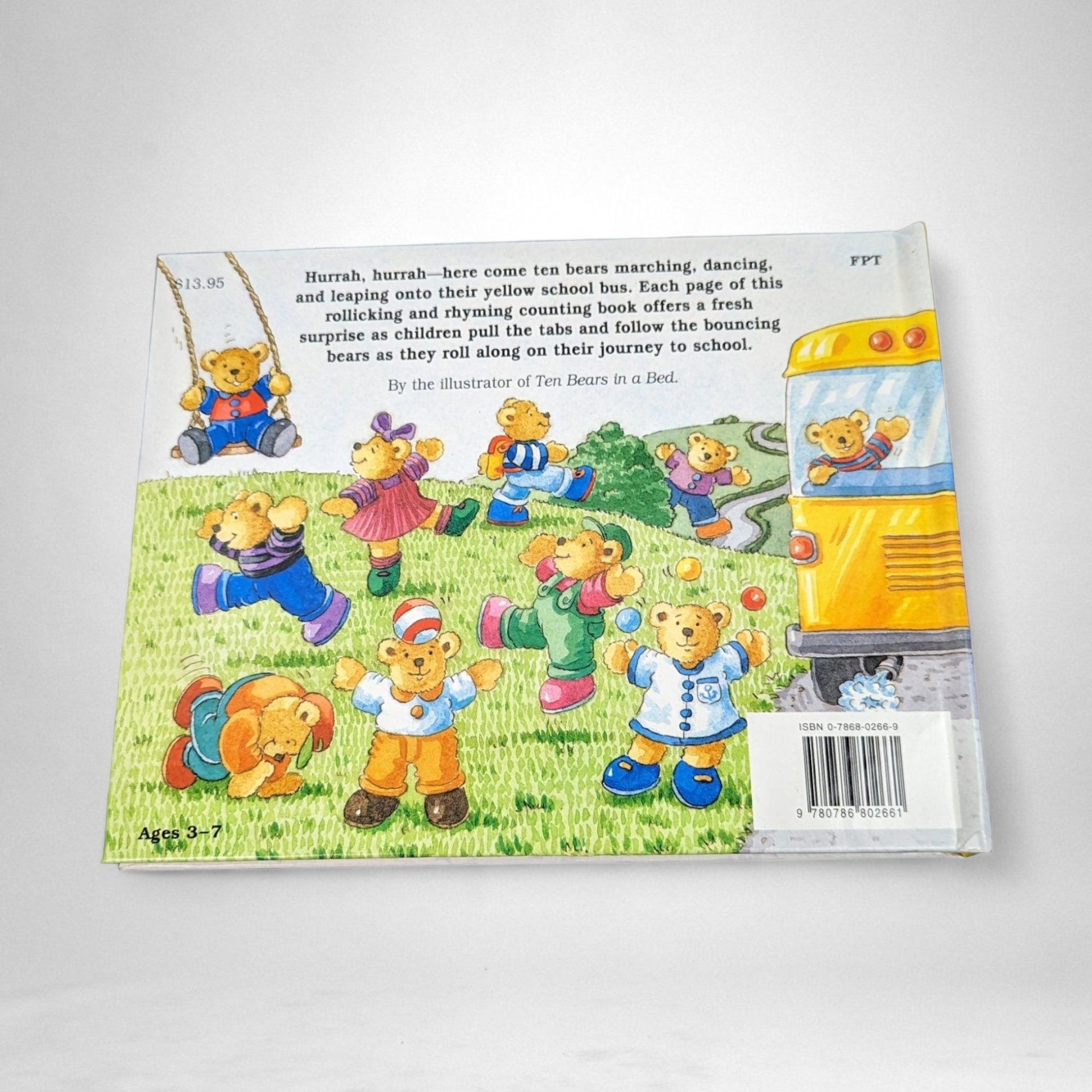 Vintage 1996 Ten Bears Go Marching Pop Up Book