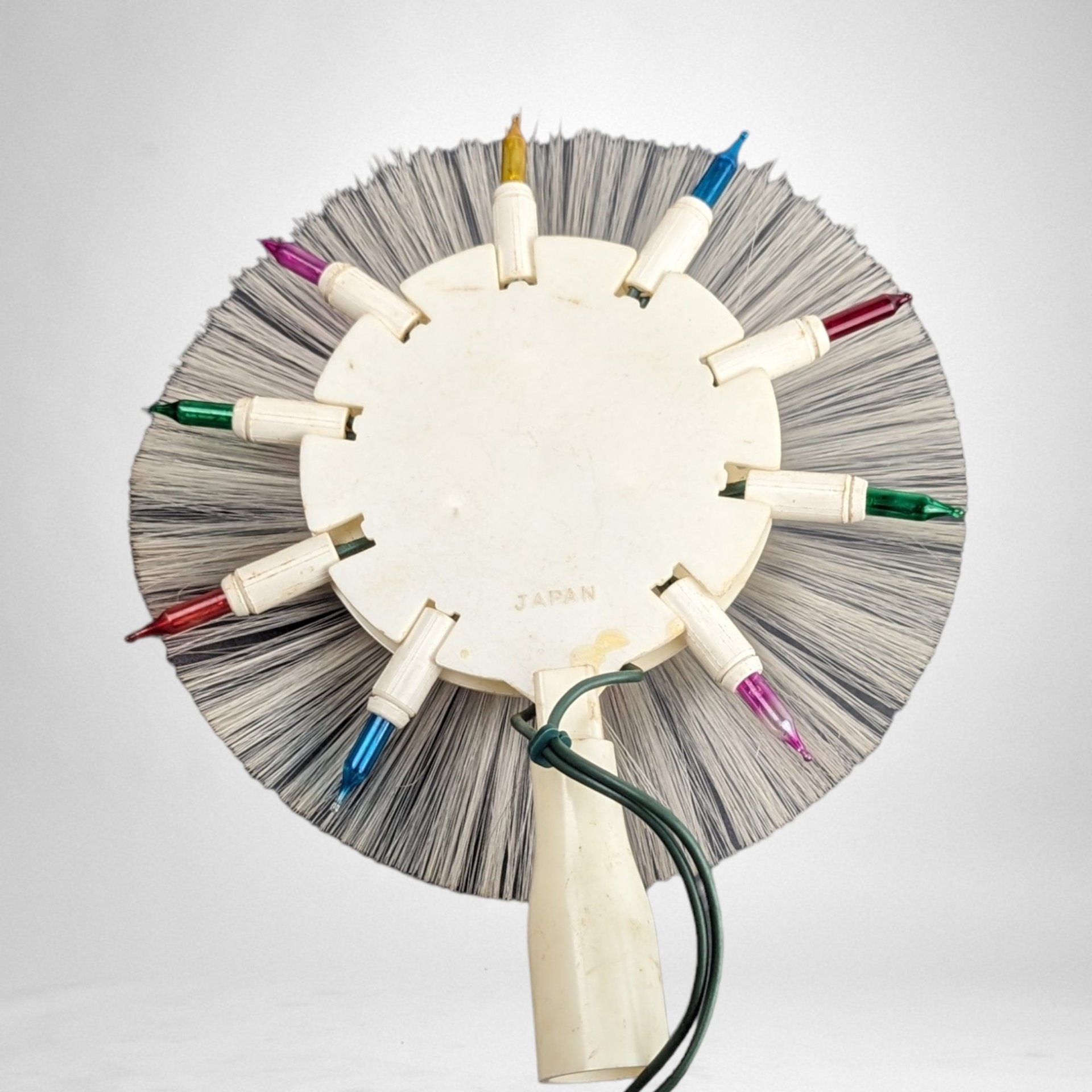 Vintage Fiber Optic Tree Topper: Twinkling Holiday Elegance