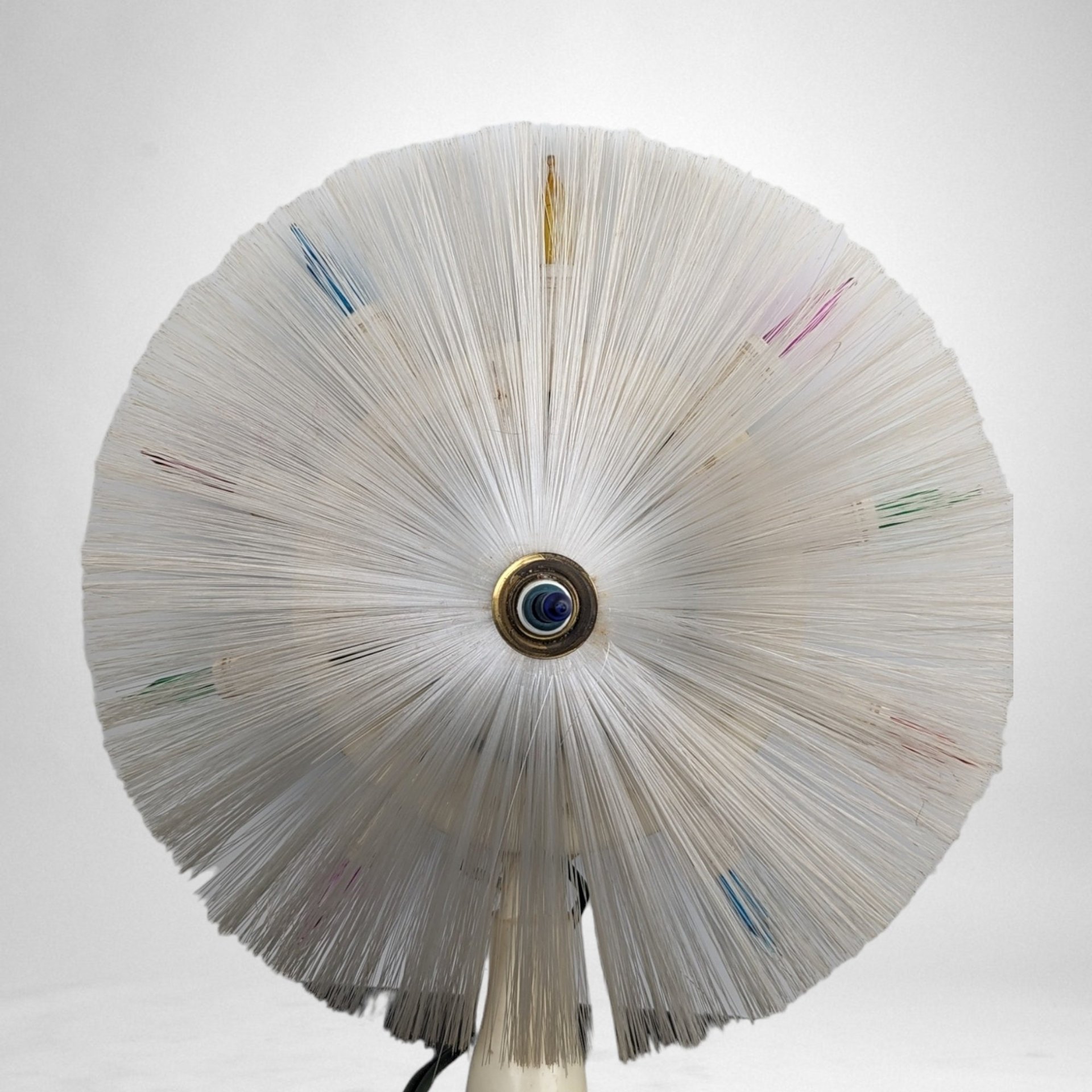 Vintage Fiber Optic Tree Topper: Twinkling Holiday Elegance