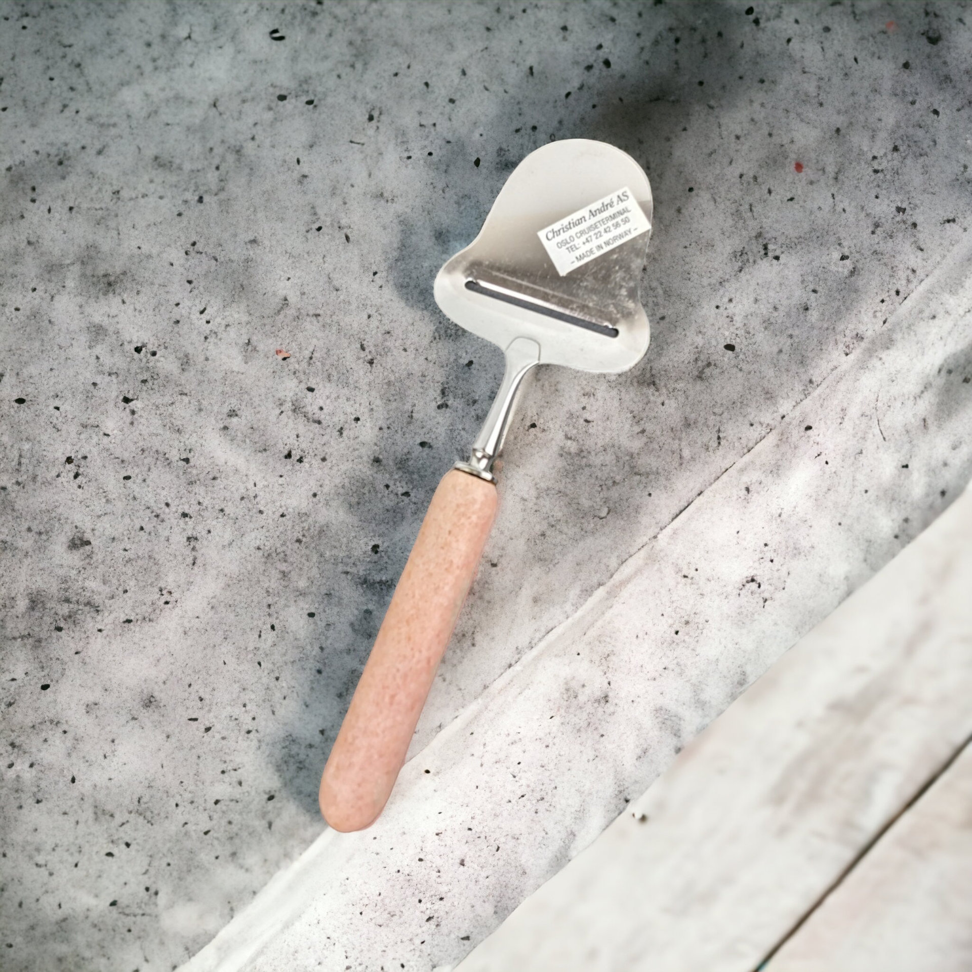 Vintage Christian Andre Norway Cheese Slicer: Timeless Scandinavian Elegance