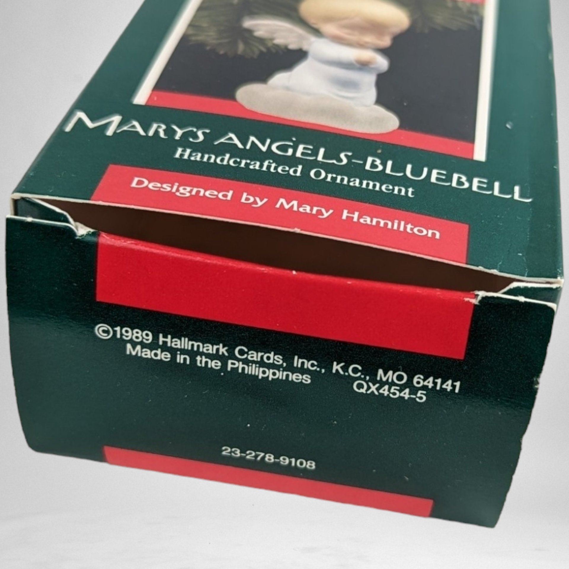 Vintage 1989 Hallmark Mary's Angels Bluebell Ornament - Timeless Collectible Holiday Decor