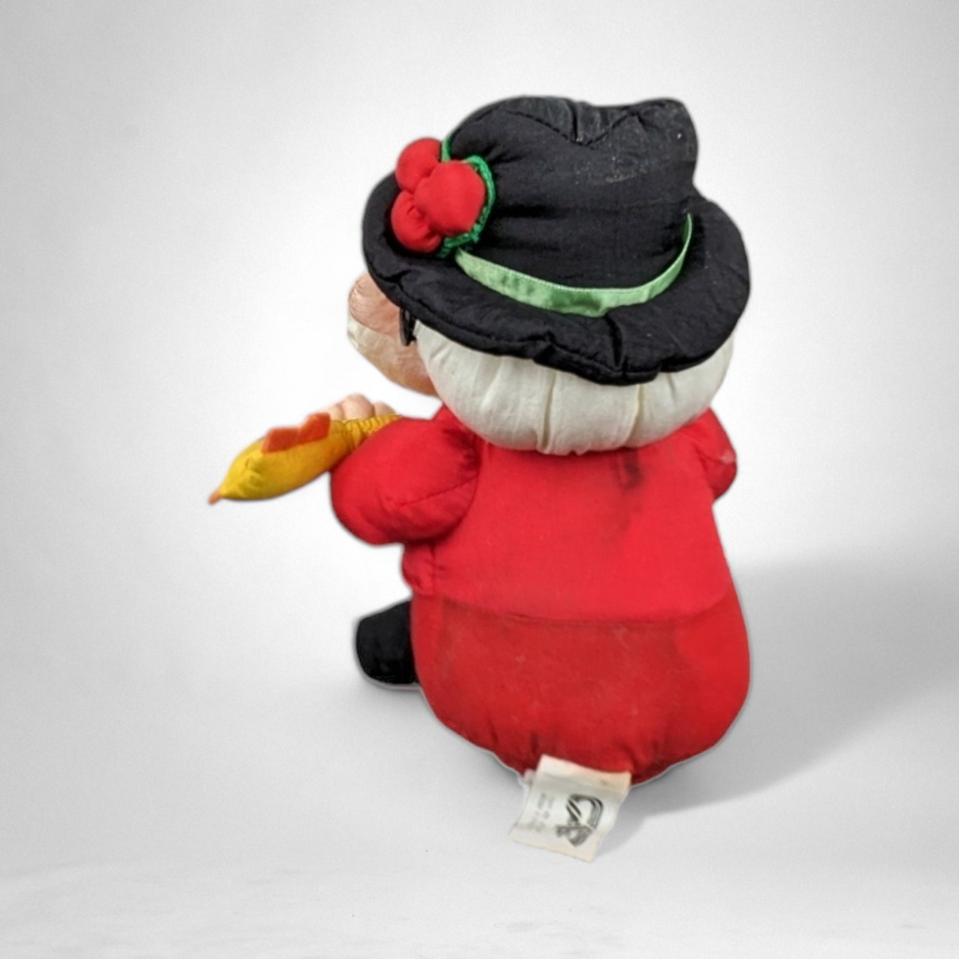 Vintage Chistmas Shakey Blues Santa Animated Plush