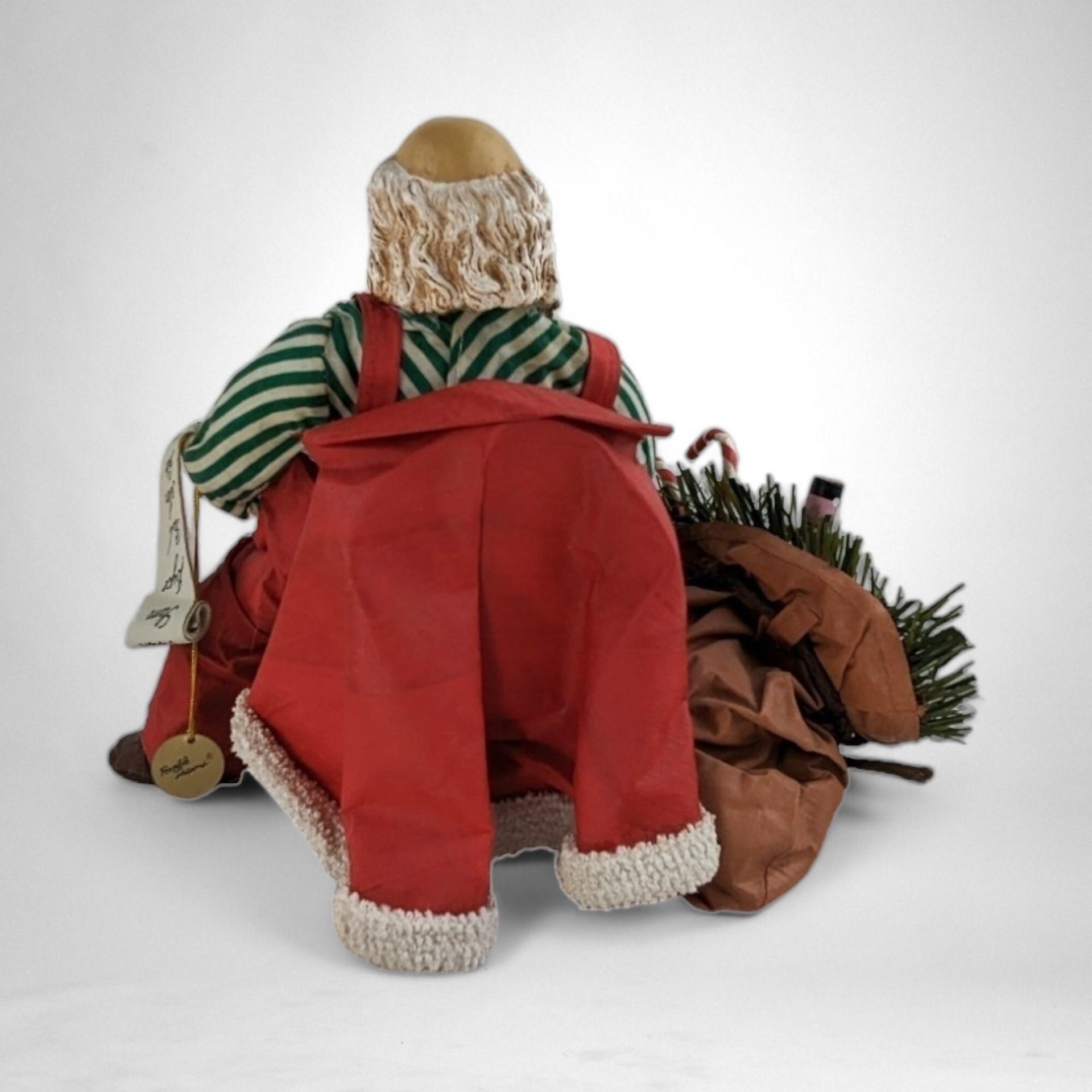 Vintage Clothique Possible Dreams Santa Claus with List - Classic Holiday Figure