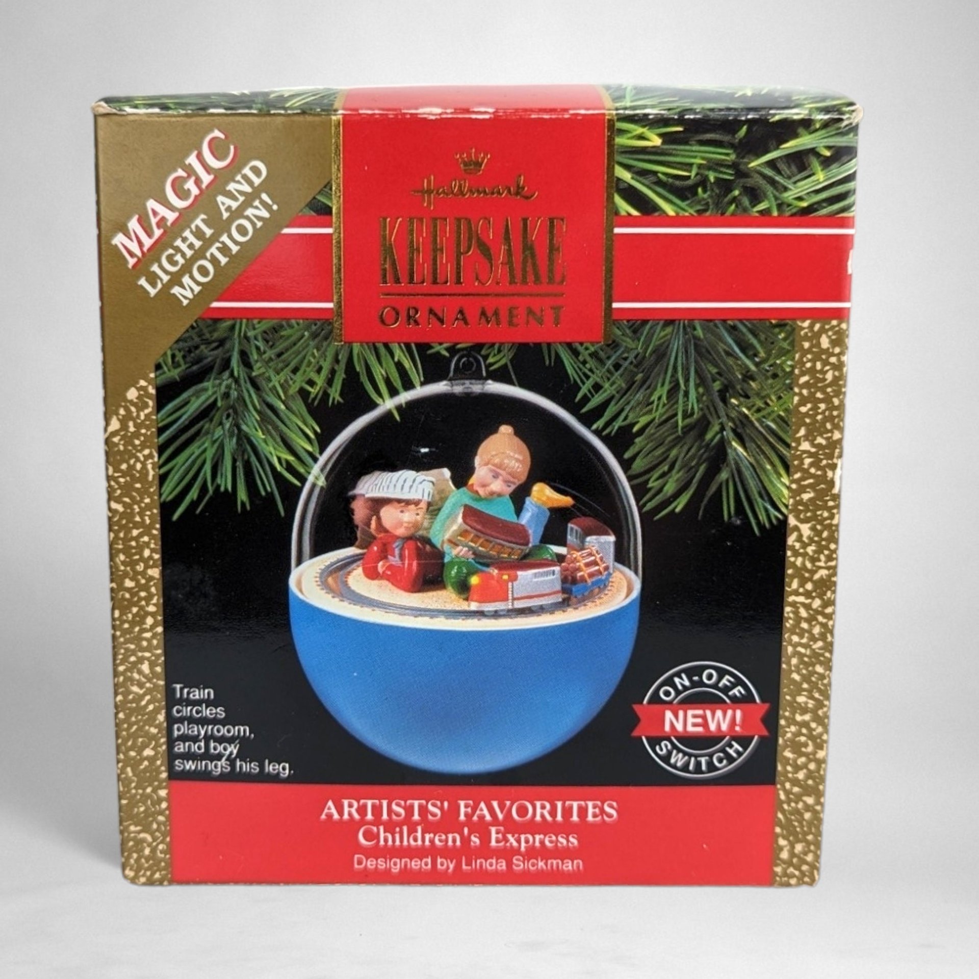 1990 Hallmark Artist's Favorites Children's Express Ornament - Holiday Delight