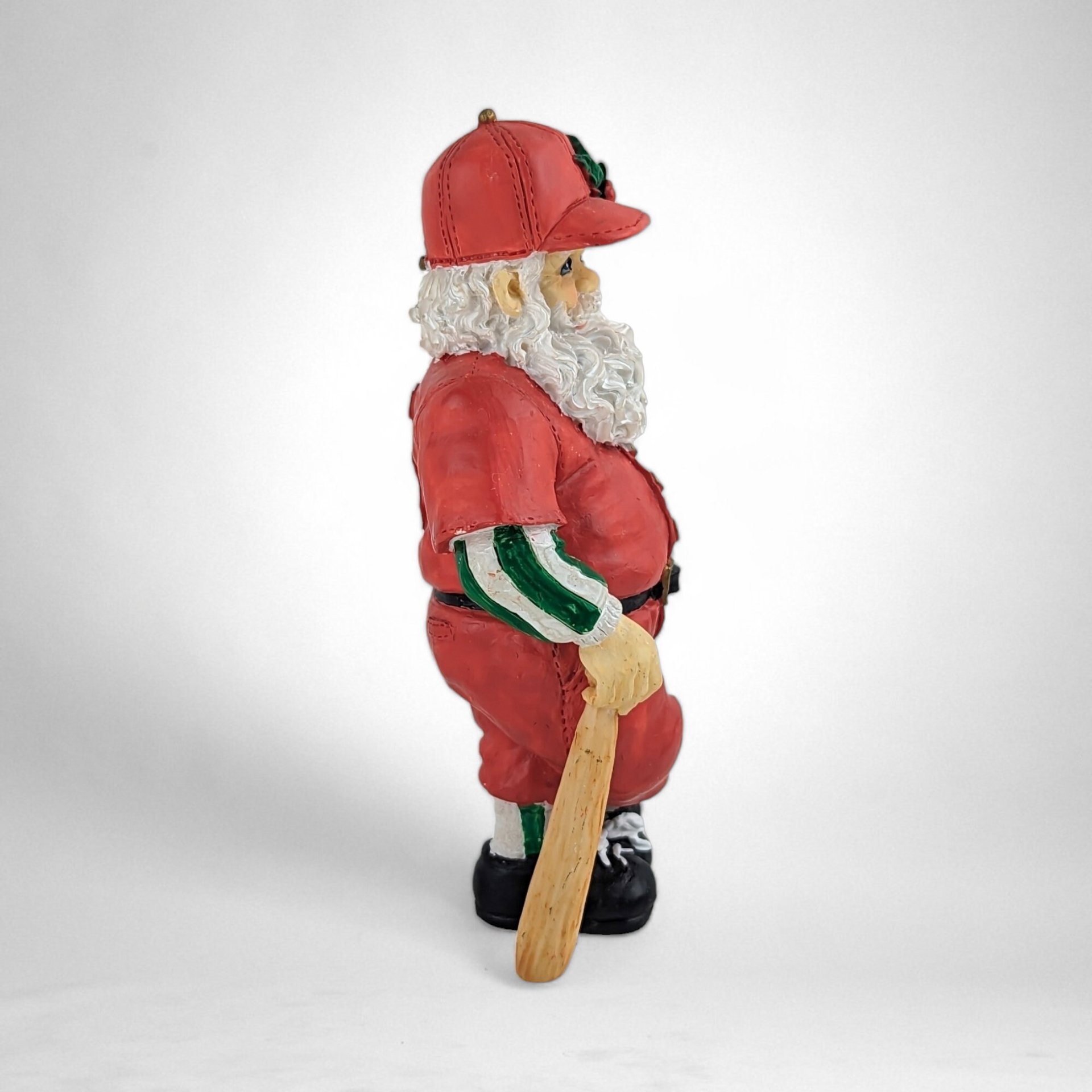 1997 Possible Dreams Baseball Santa Figurine - Bringing Home the Christmas Game