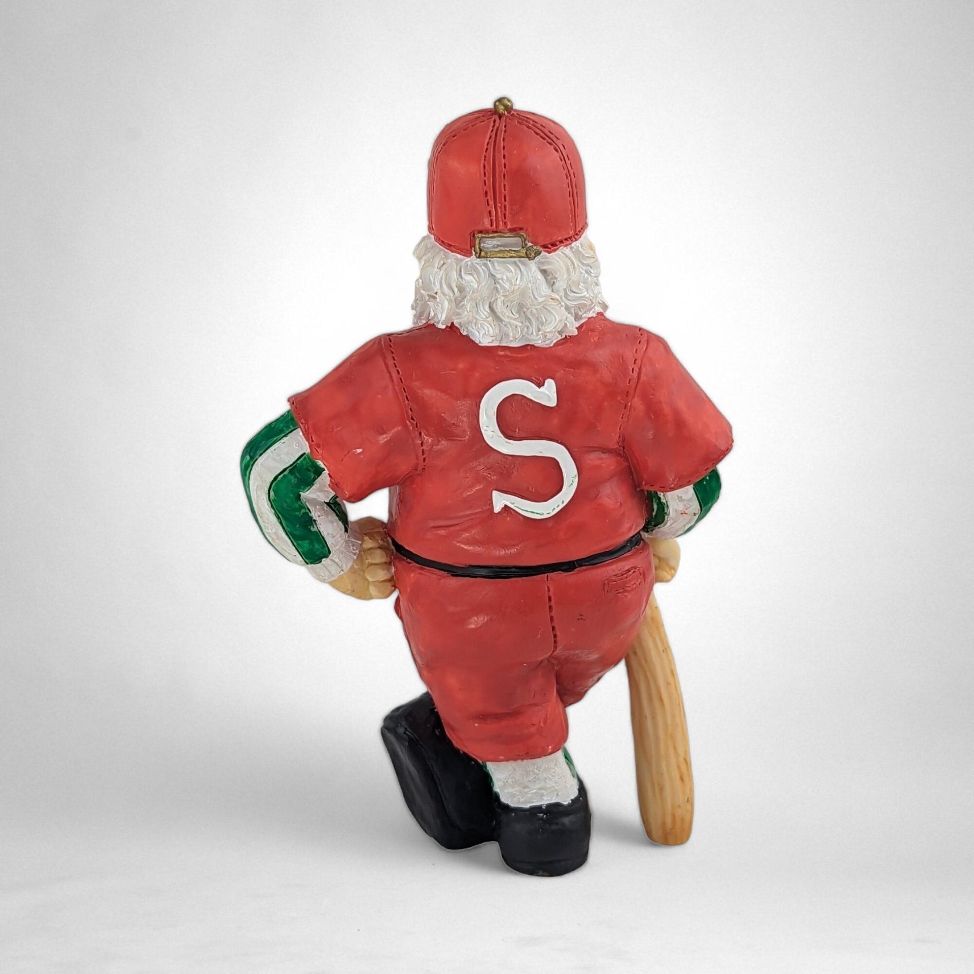 1997 Possible Dreams Baseball Santa Figurine - Bringing Home the Christmas Game