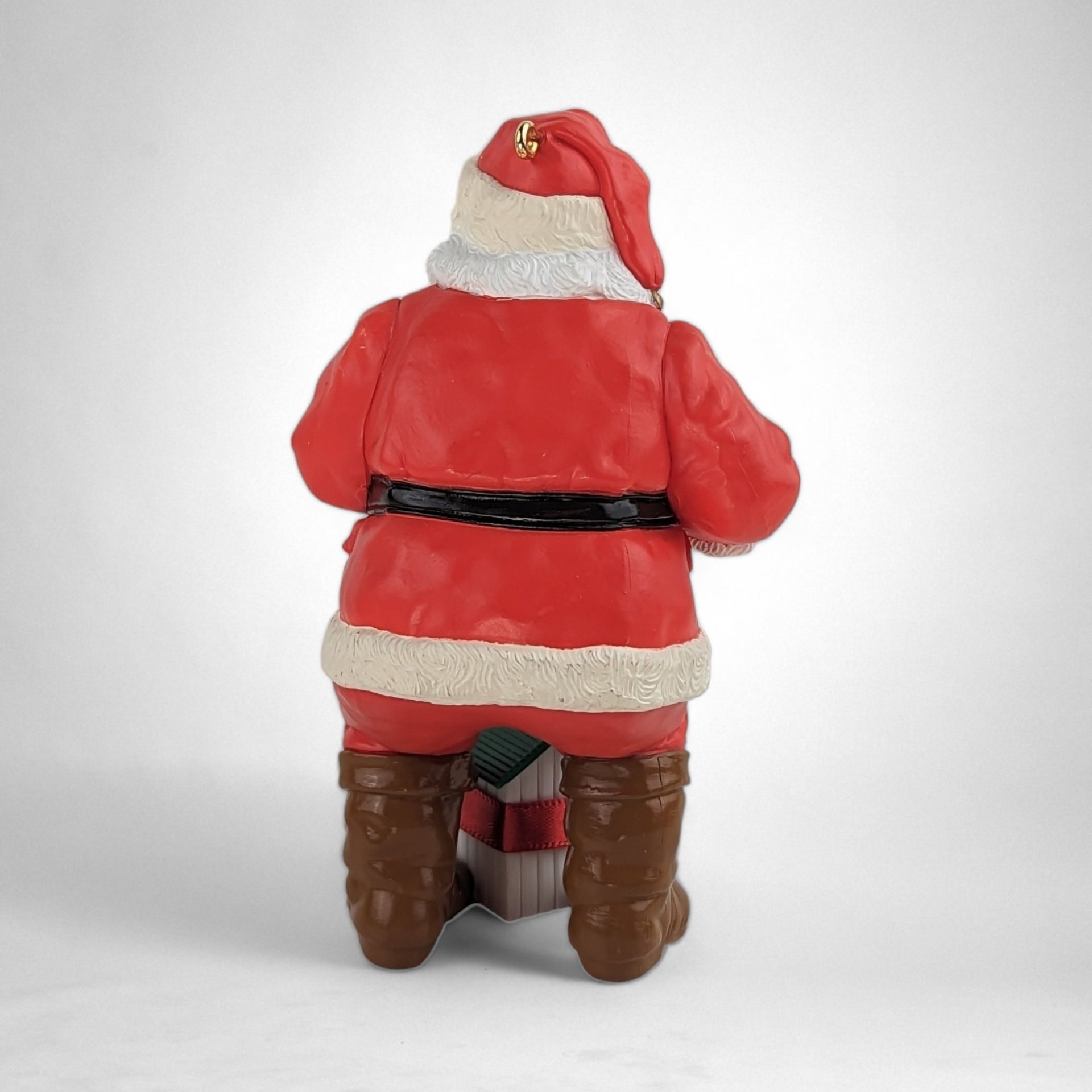 1992 Hallmark Coca-Cola Santa Playful Pal Ornament - Vintage Christmas Collectible