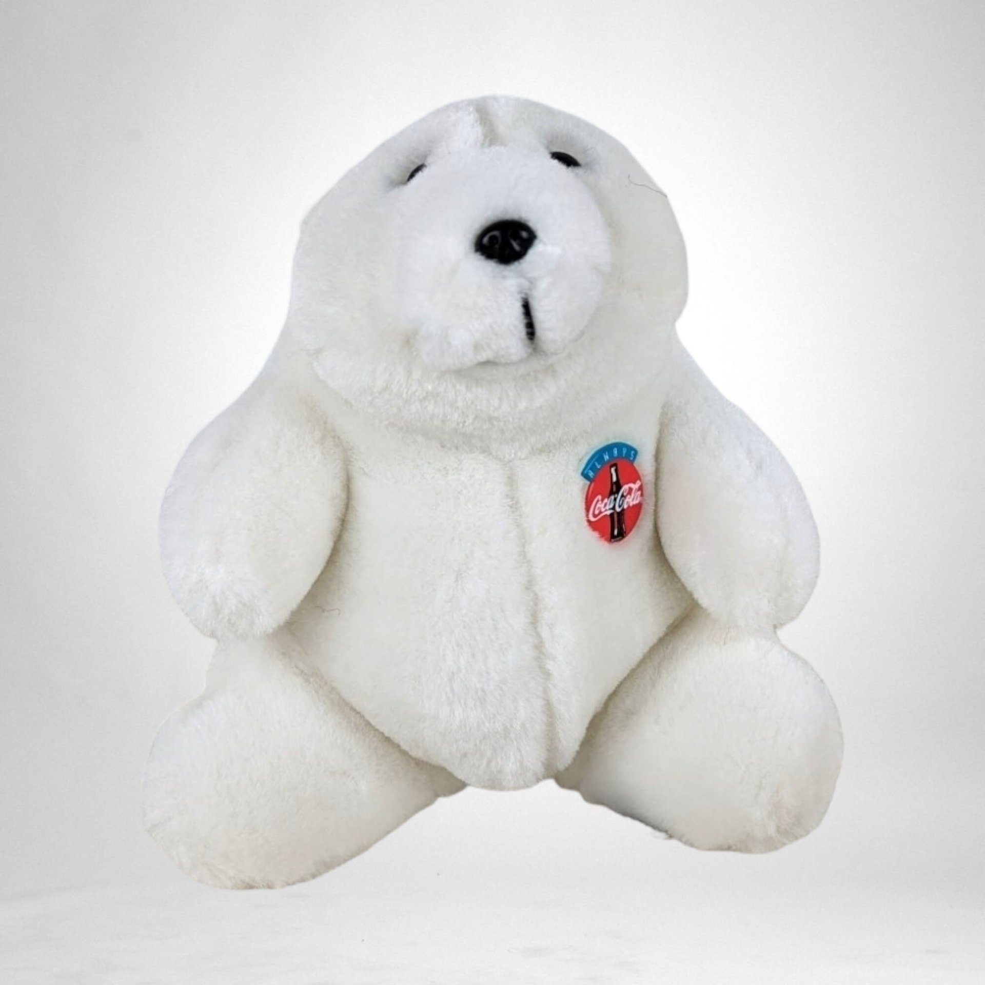 Vintage 1993 Coca-Cola Bear Plush - Classic Collectible