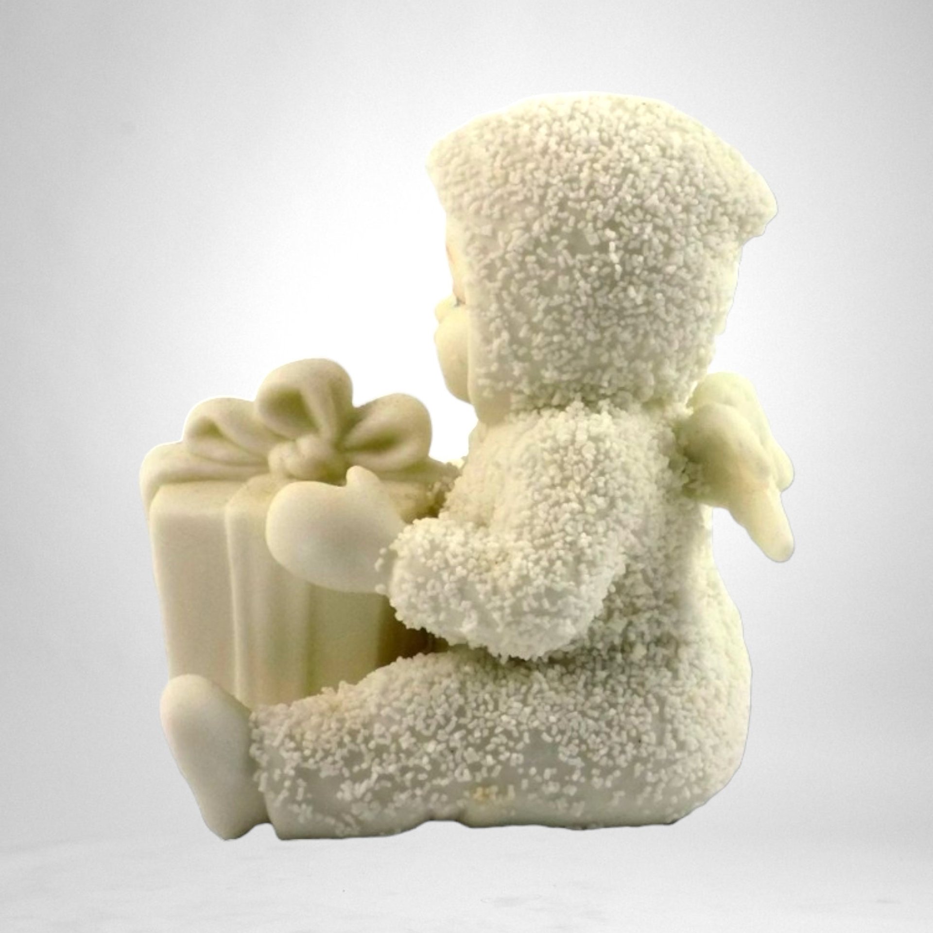 1993 Dept. 56 Snowbabies 'Can I Open It Now' Figurine: Charming Christmas Collectible