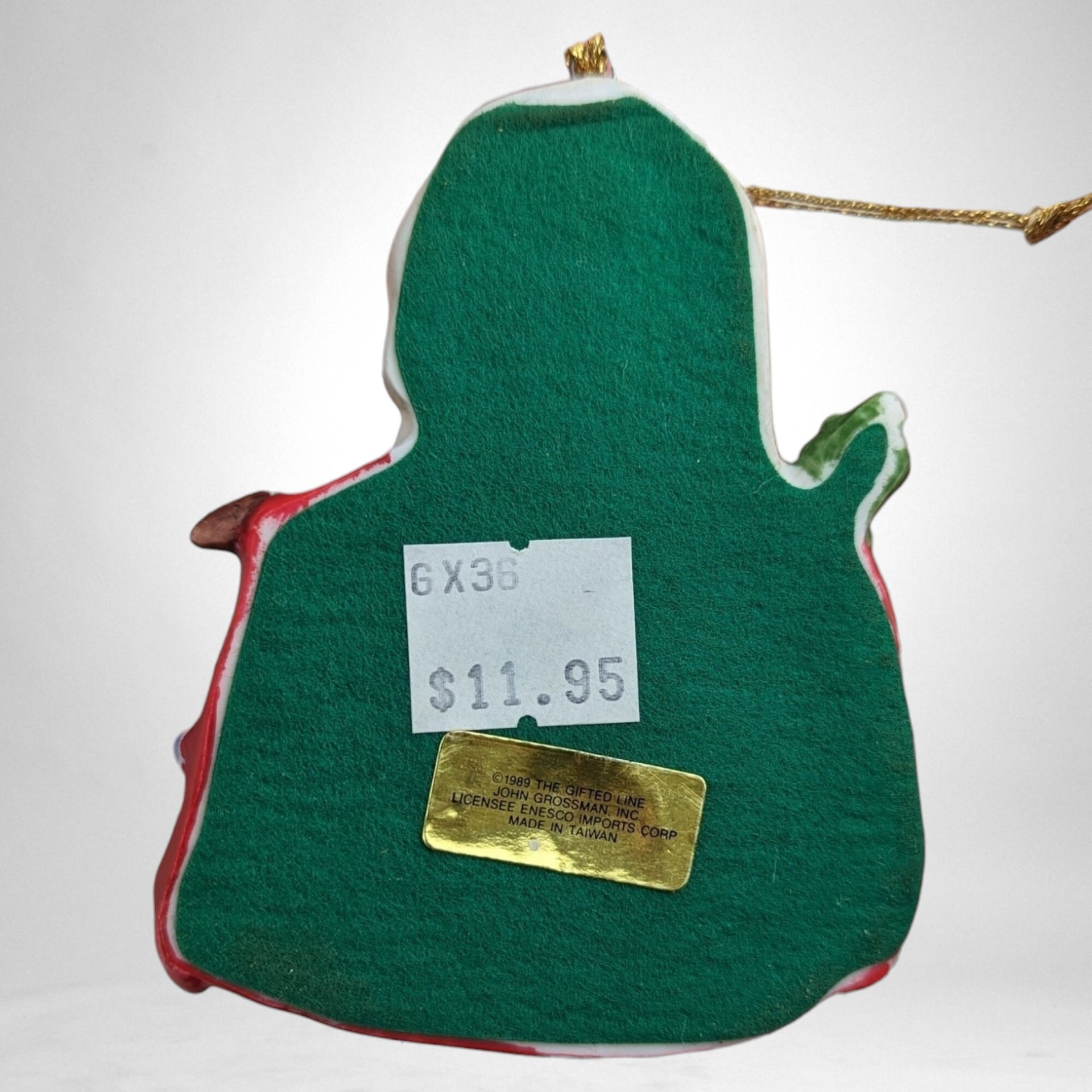 Enesco Old World Santa Ceramic Ornament