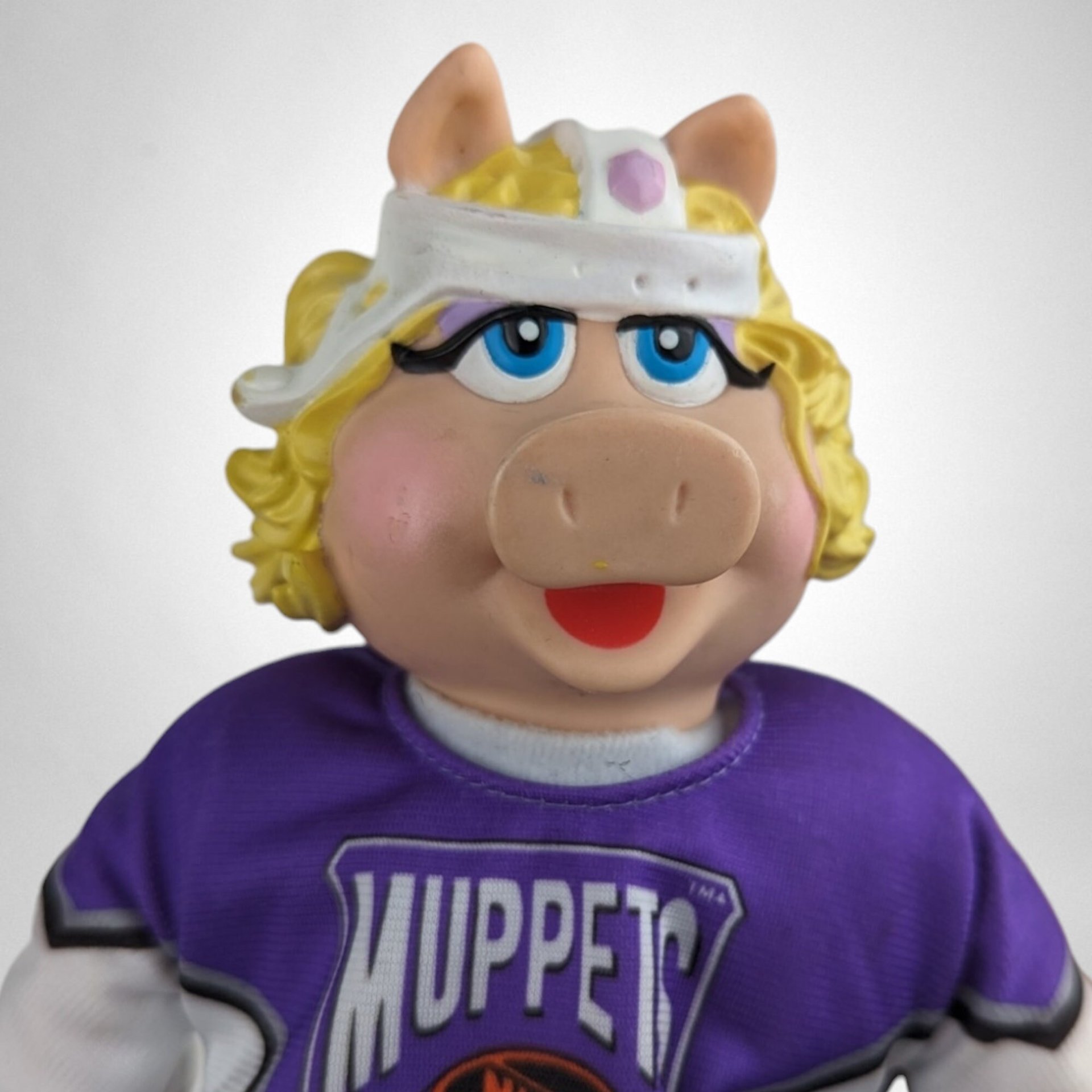 Vintage Plush Miss Piggy NHL Hockey