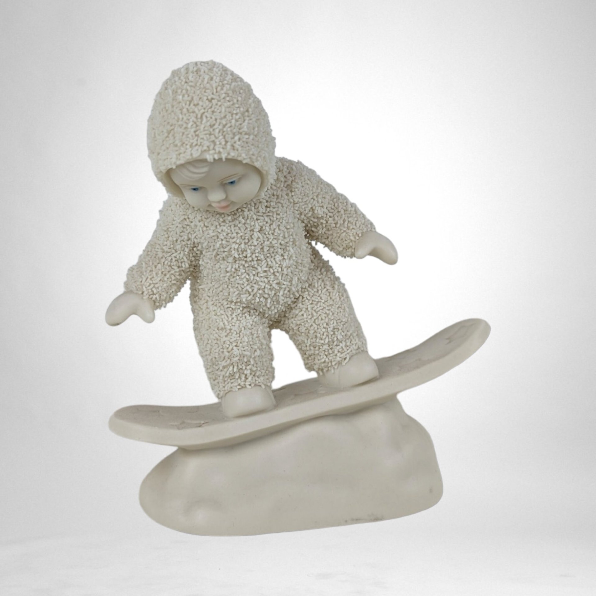 2000 Dept. 56 Snowbabies "In The Groove" Figurine - Charming Collectible Winter Decor