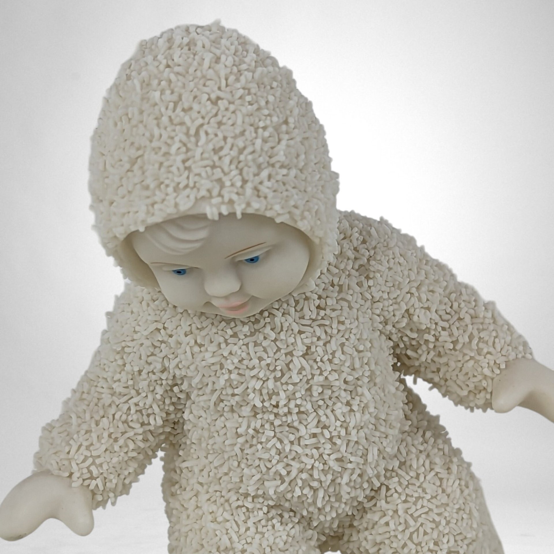 2000 Dept. 56 Snowbabies "In The Groove" Figurine - Charming Collectible Winter Decor